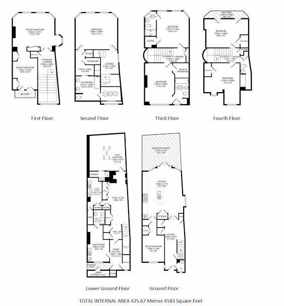 7 Bedrooms Terraced house to rent in Herbert Crescent, London SW1X