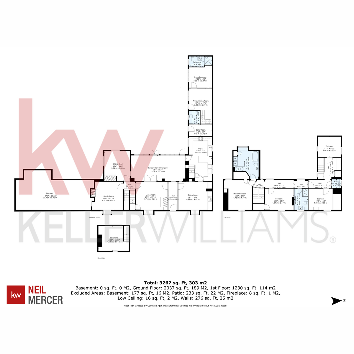 Walnut Tree Farm, North End, Higham Ferrers floorplan
