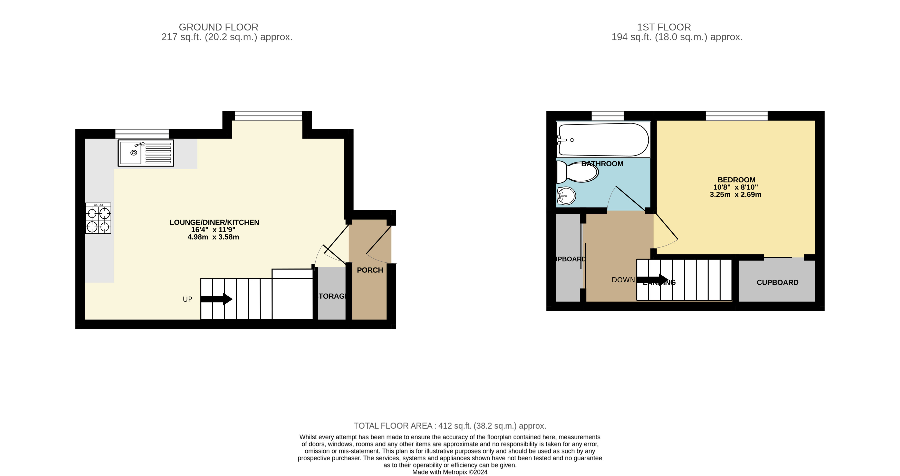 7, Phipps Close, Westbury floorplan