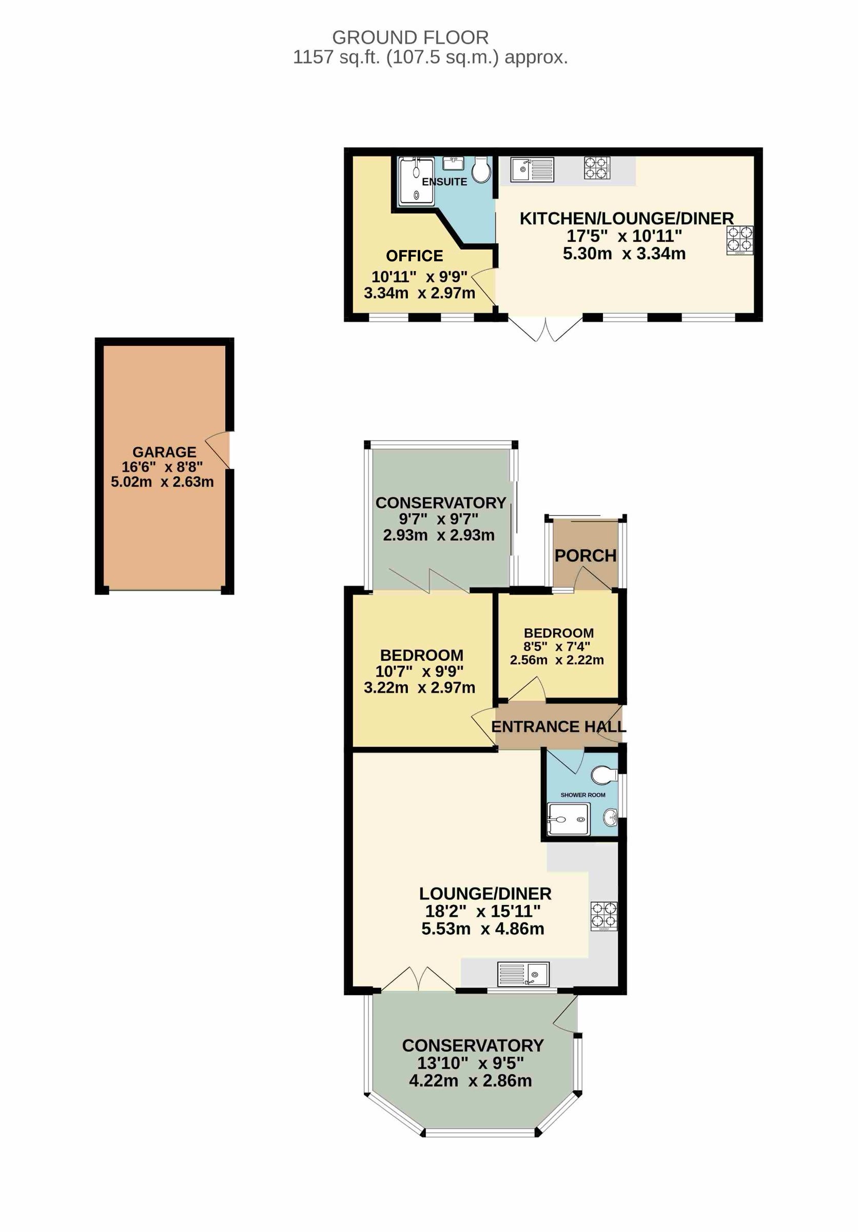 Deanvale, 4, Lower Road, Cinderford floorplan