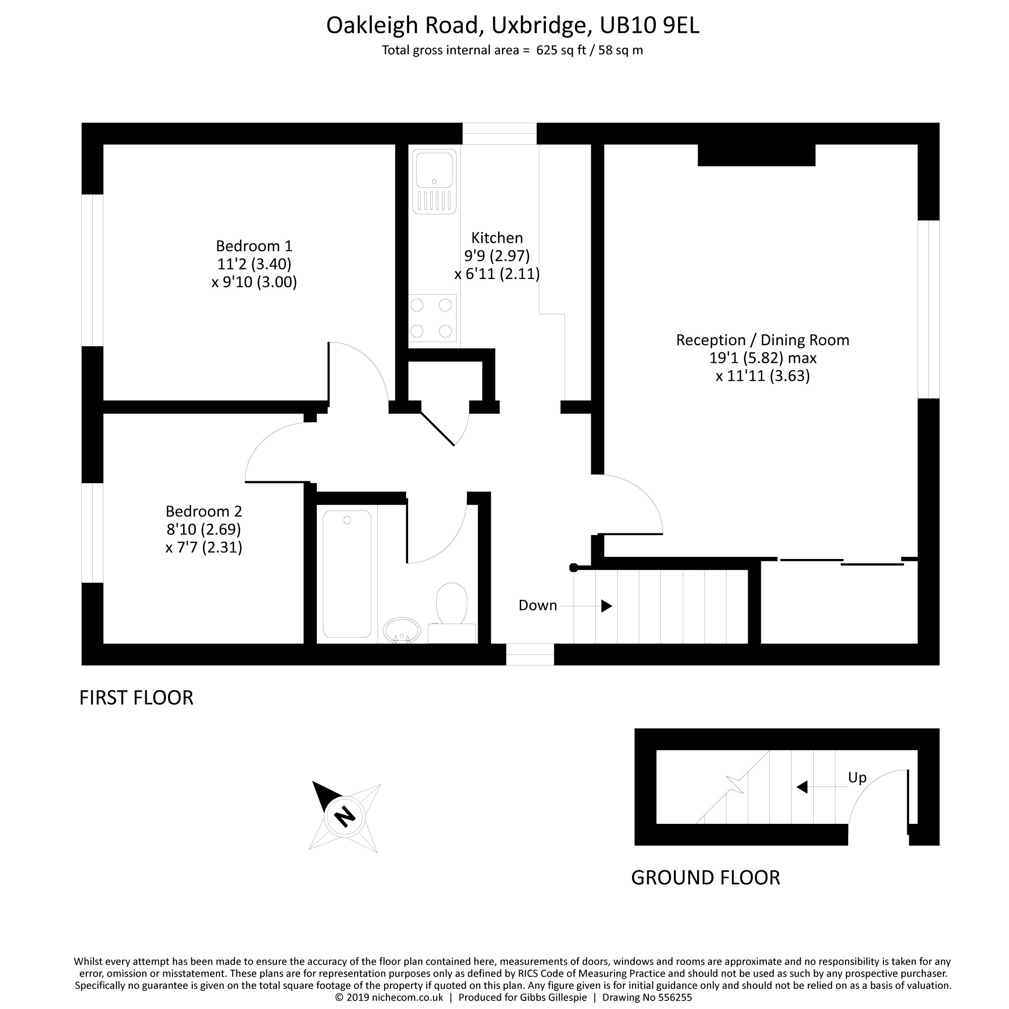 37b, Oakleigh Road, Hillingdon floorplan