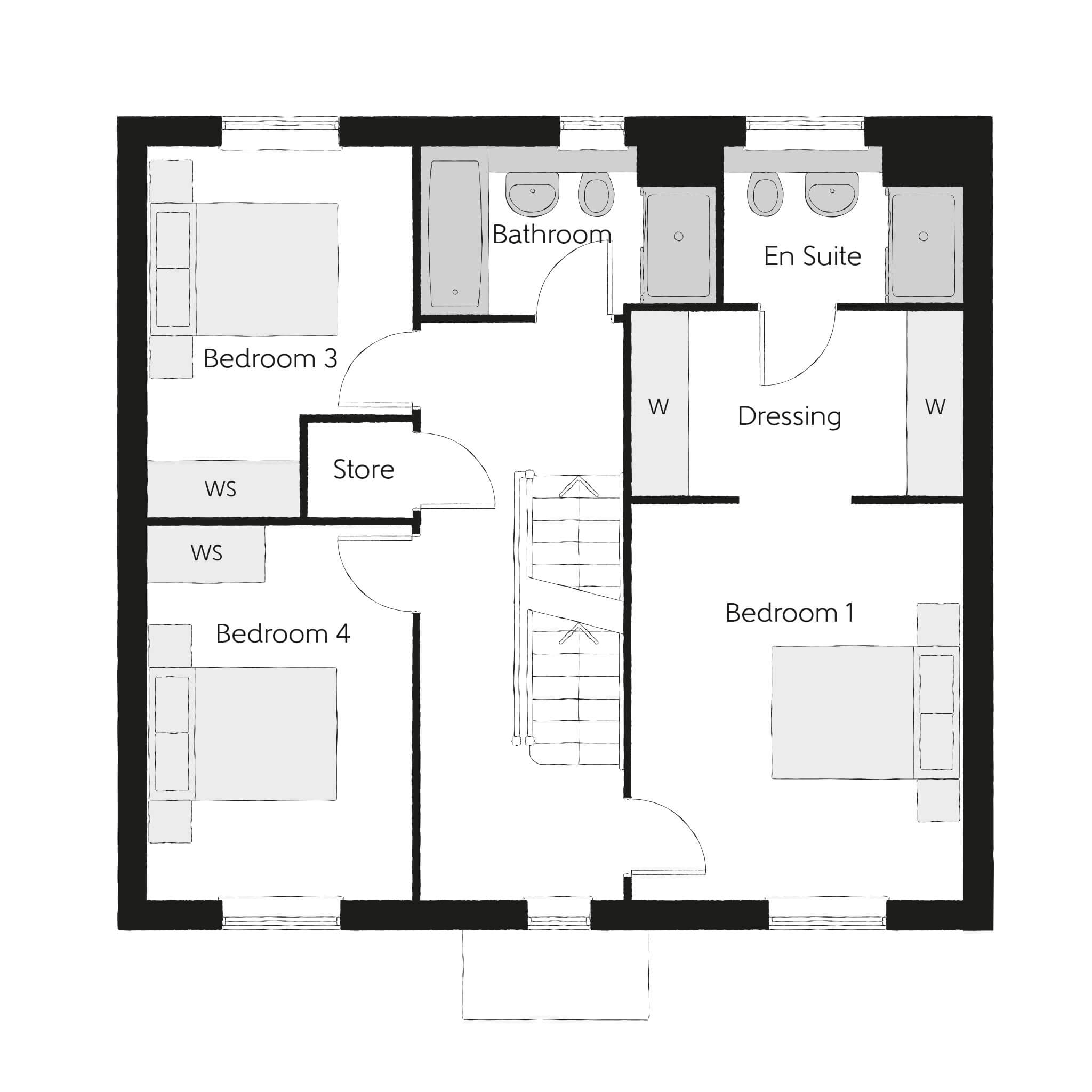47, 40 Redding Road, Leighton Buzzard floorplan
