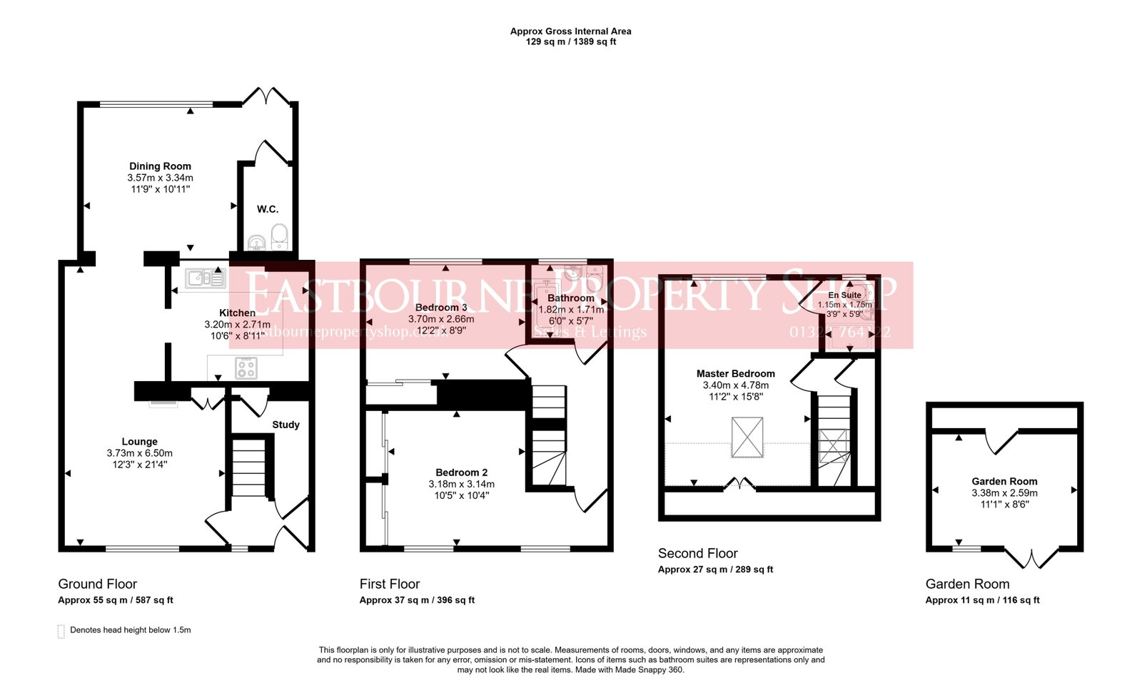 55, Ashgate Road, Eastbourne floorplan