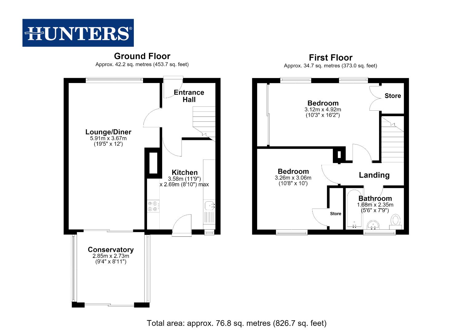 99, Kendal Drive, Castleford floorplan