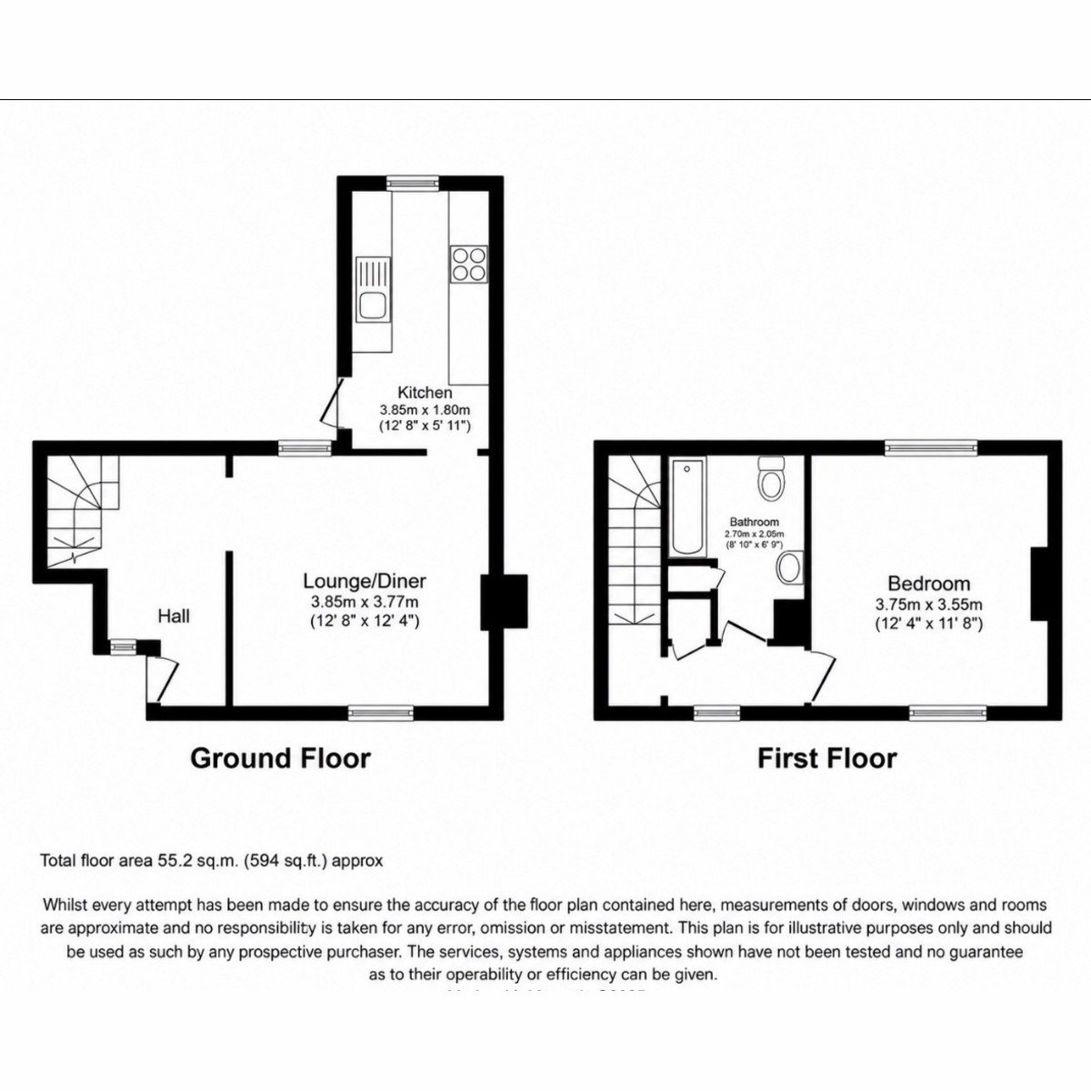 35, Head Lane, Sudbury floorplan