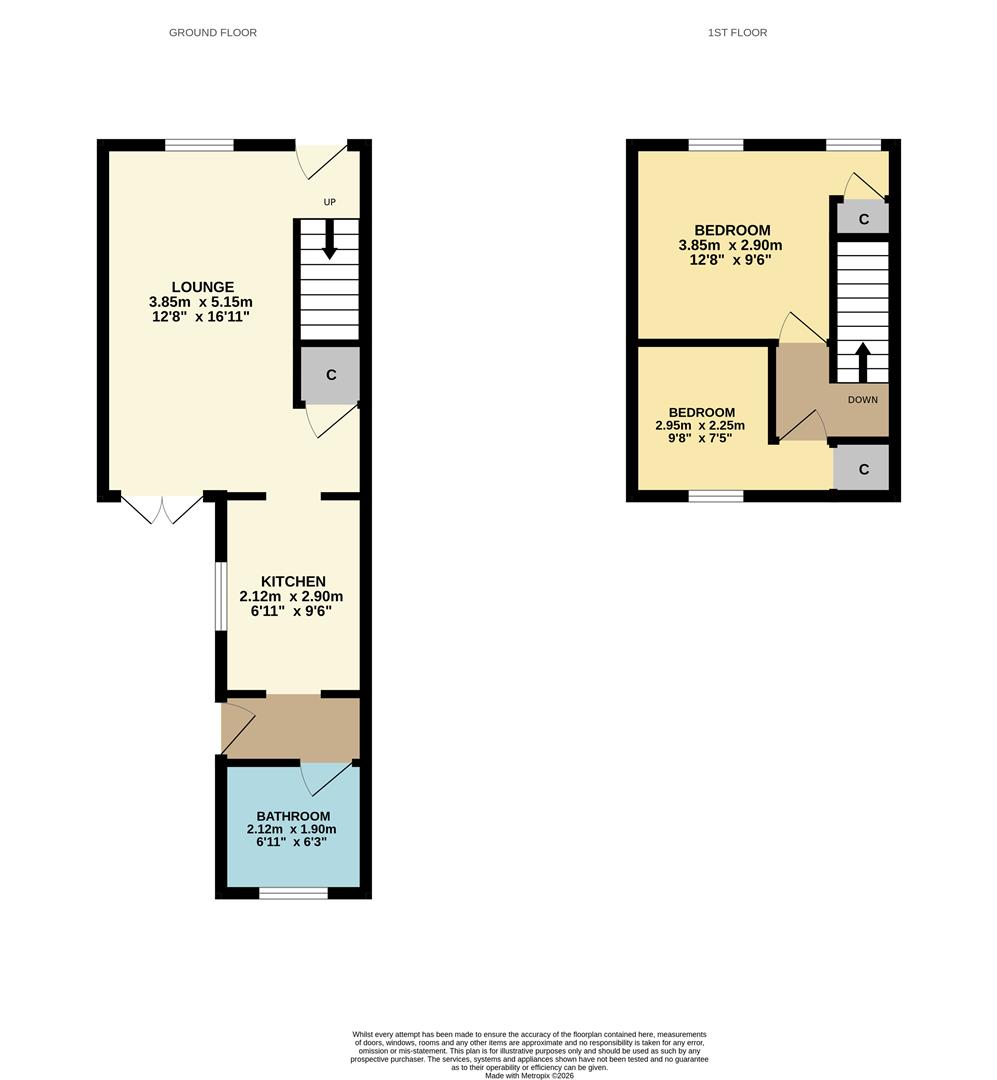 41, Academy Street, Castle Douglas floorplan