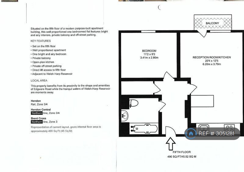 Flat, Crested Court Shearwater Drive, London floorplan