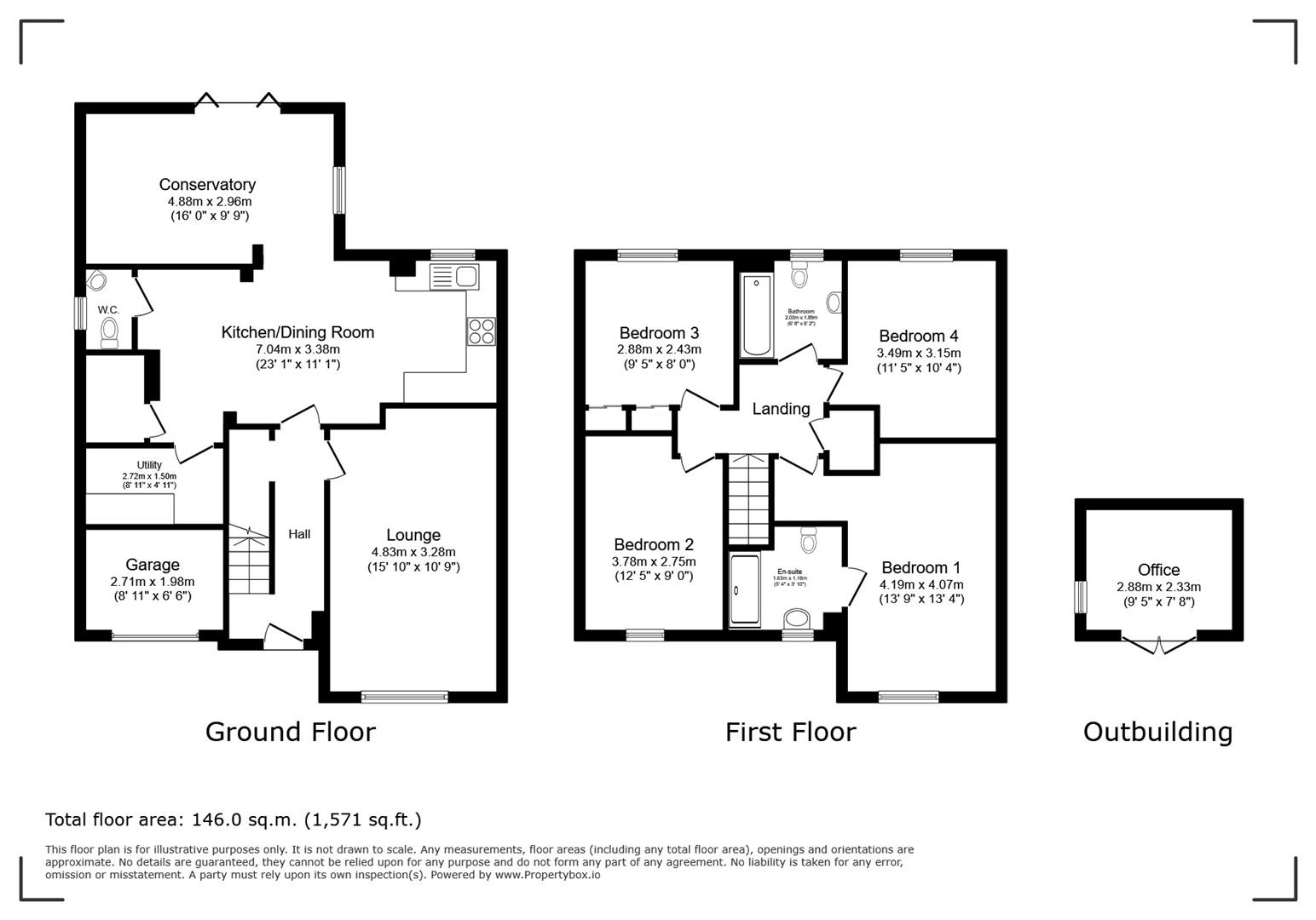 22, Petfield Drive, Hull floorplan