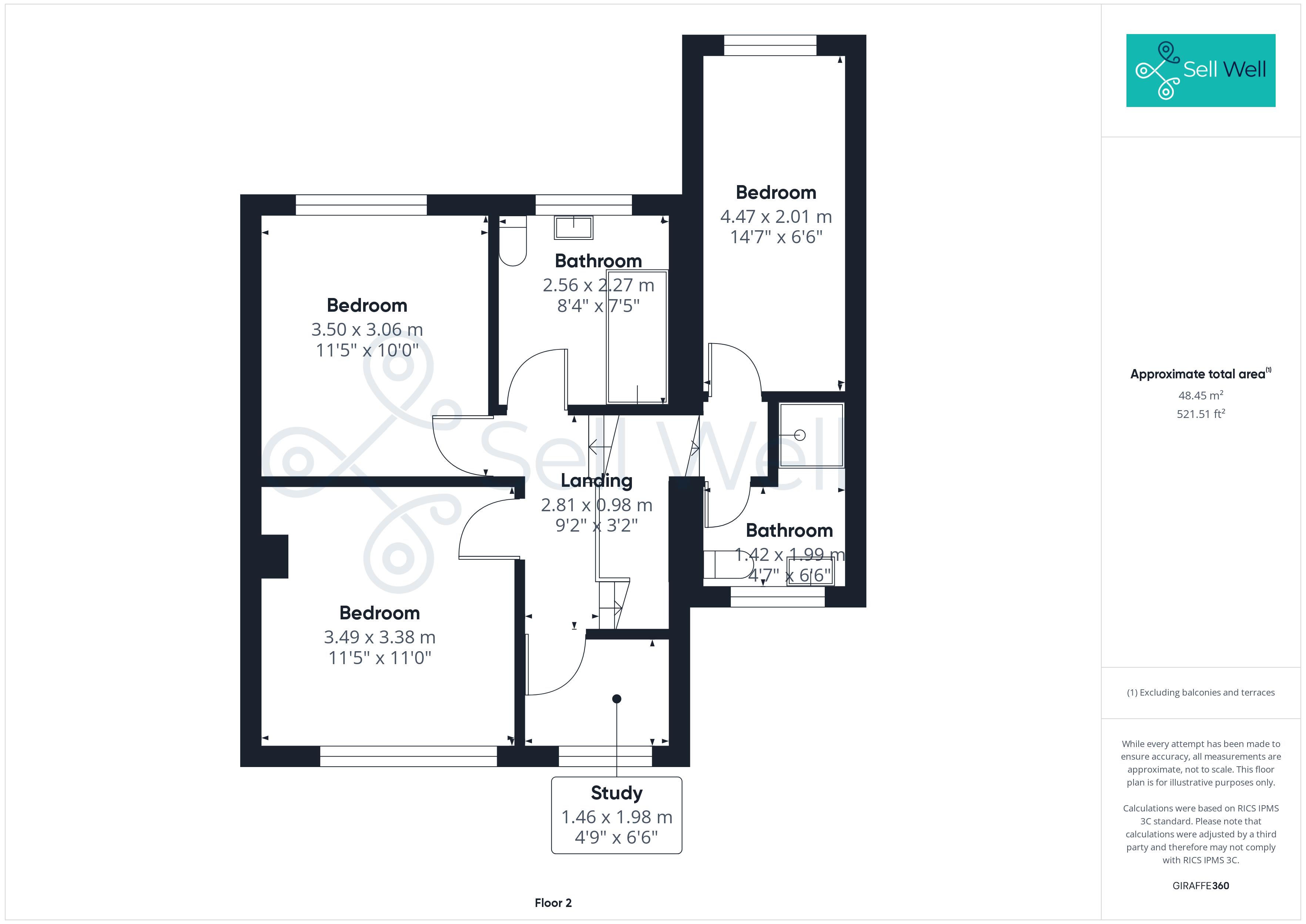 189, Walkden Road, Manchester floorplan
