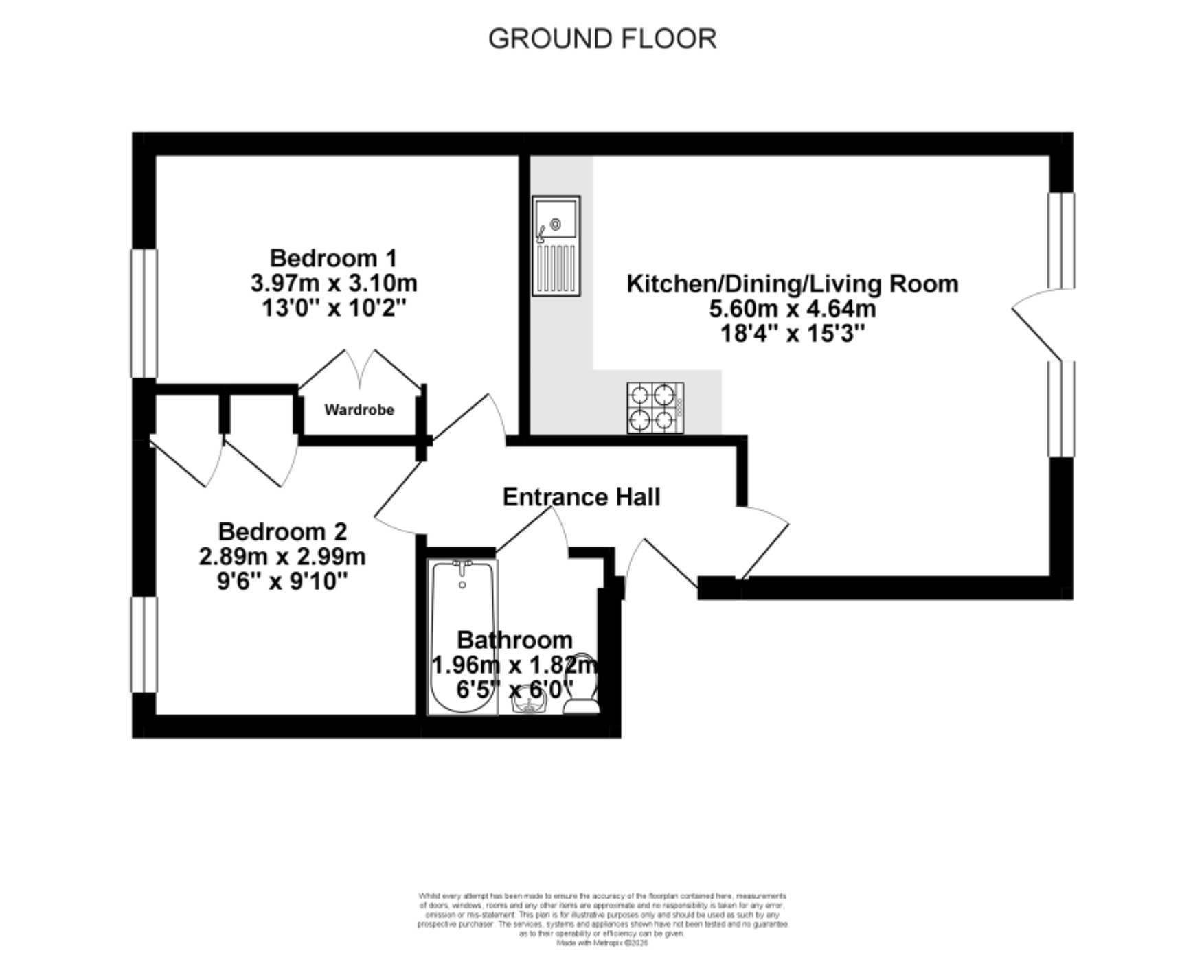 63 Summit Close, Bristol floorplan