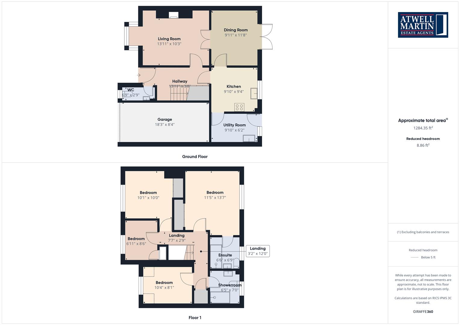 55, Godwins Close, Melksham floorplan