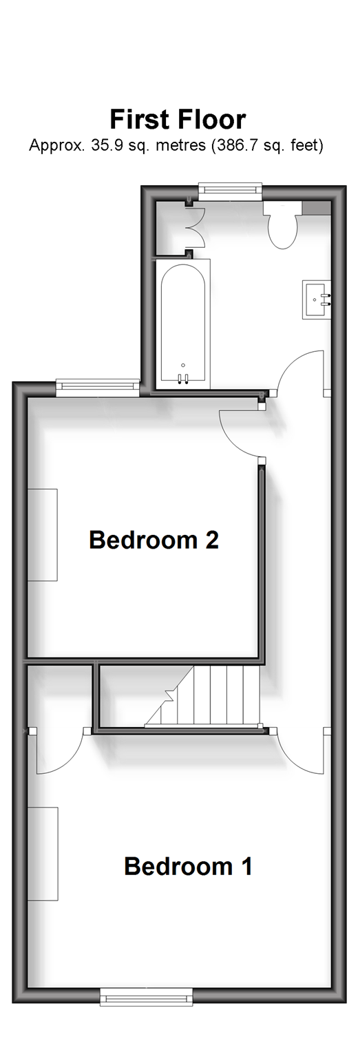 Malling Road, Snodland, Kent ME6, 2 bedroom terraced house for sale