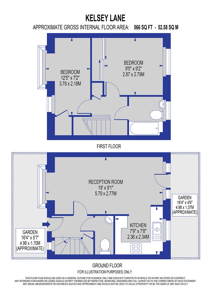 Kelsey Lane, Beckenham BR3, 2 bedroom terraced house for sale