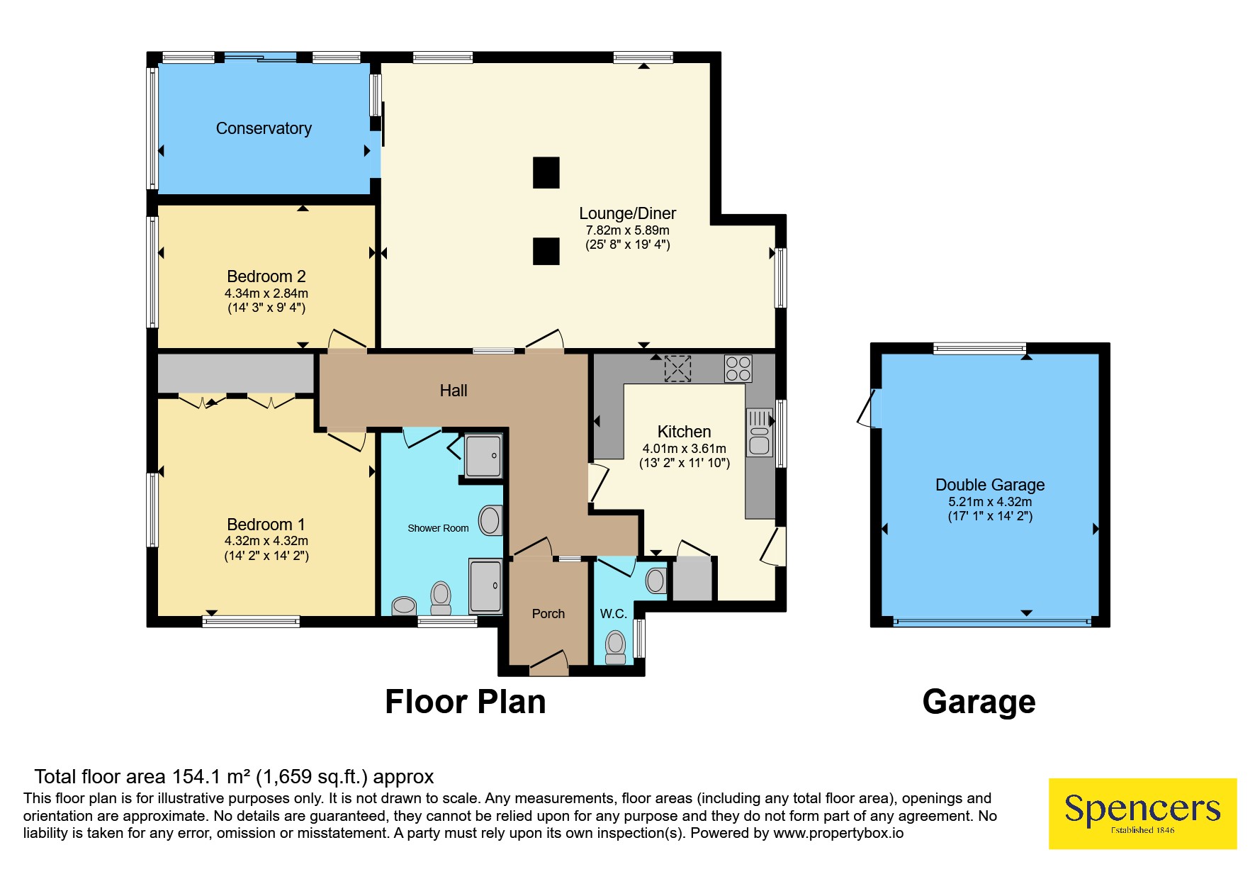 2, Fir Tree Close, Leicestershire floorplan