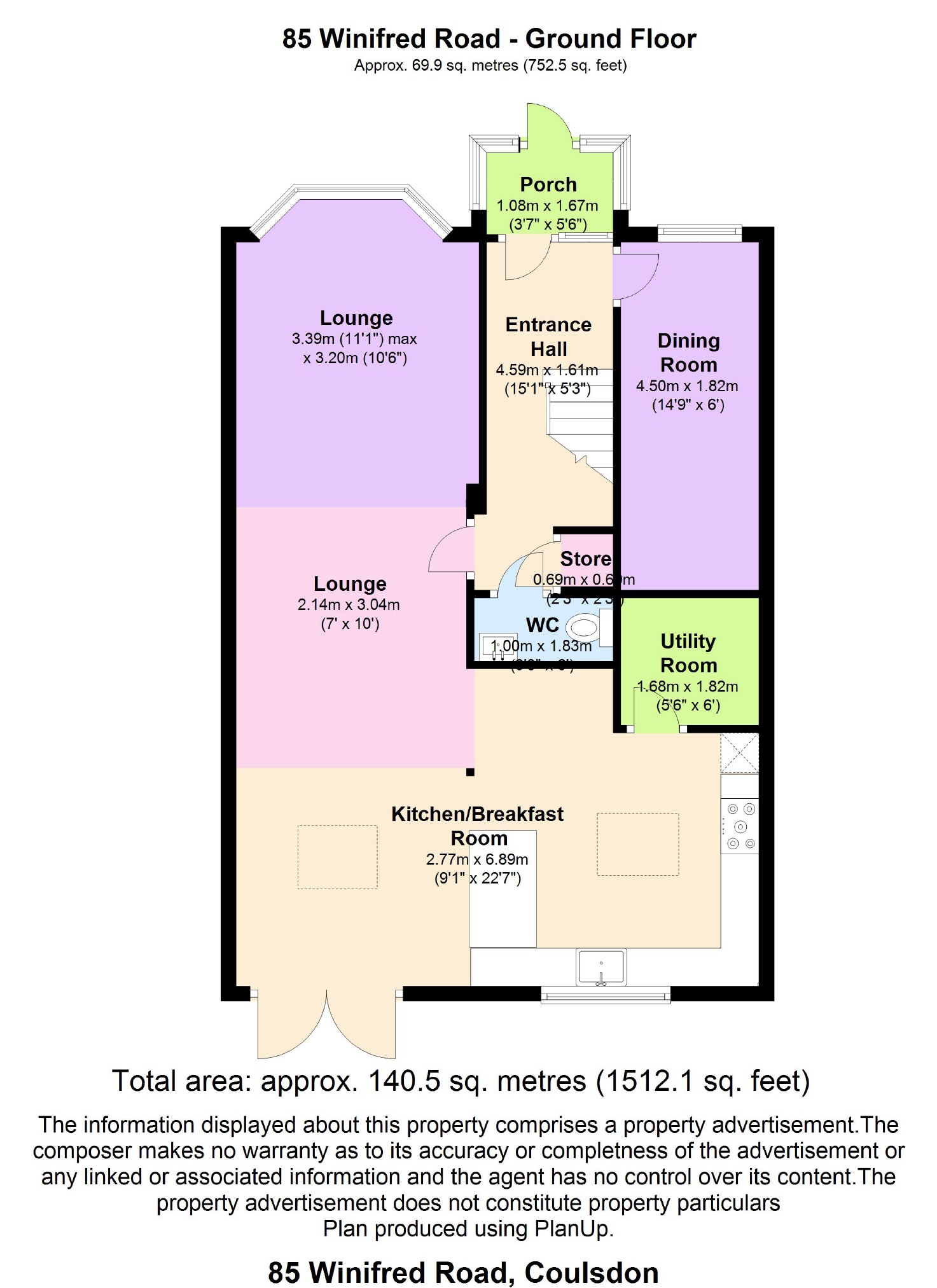4 Bedrooms Semi-detached house for sale in Winifred Road, Coulsdon, Surrey CR5