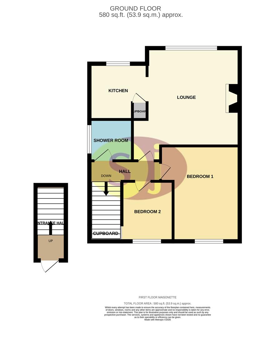 75, Britannia Drive, Burton-On-Trent floorplan