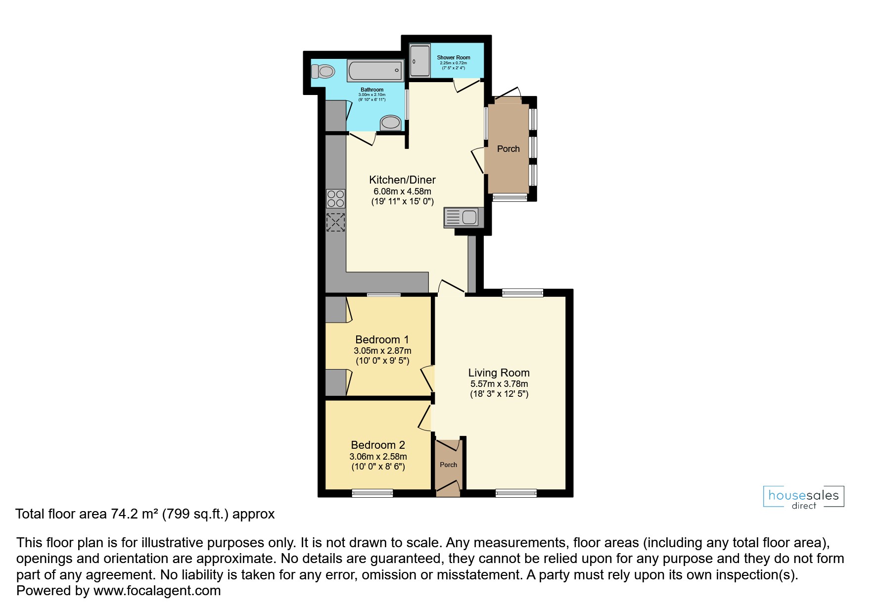 9, Gelli Houses, Port Talbot floorplan