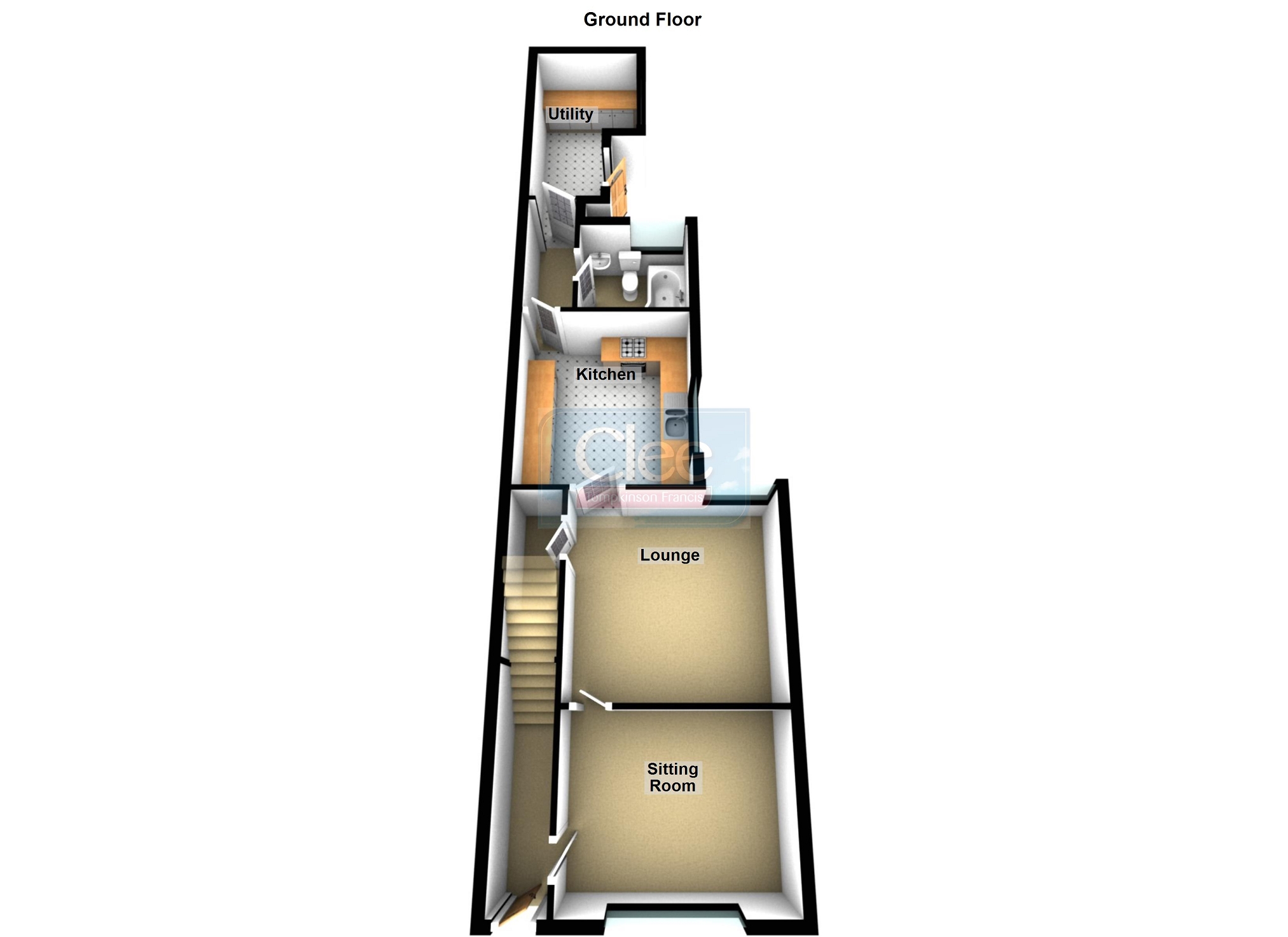 60, Roman Road, Neath floorplan