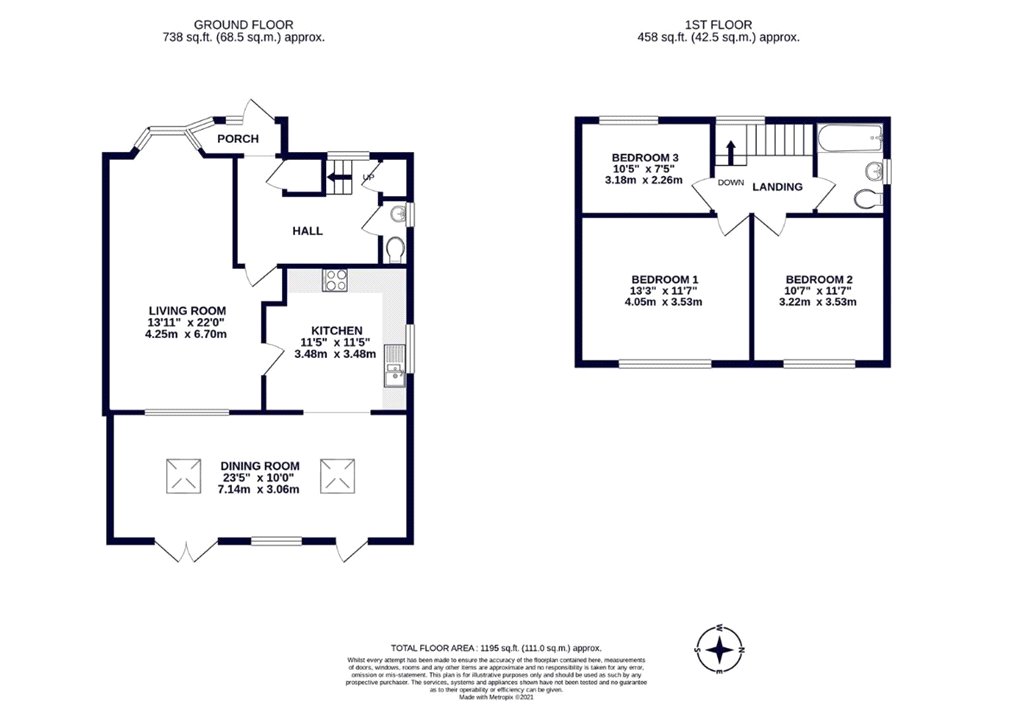 Thornton Avenue, West Drayton, Middlesex UB7, 3 bedroom end terrace