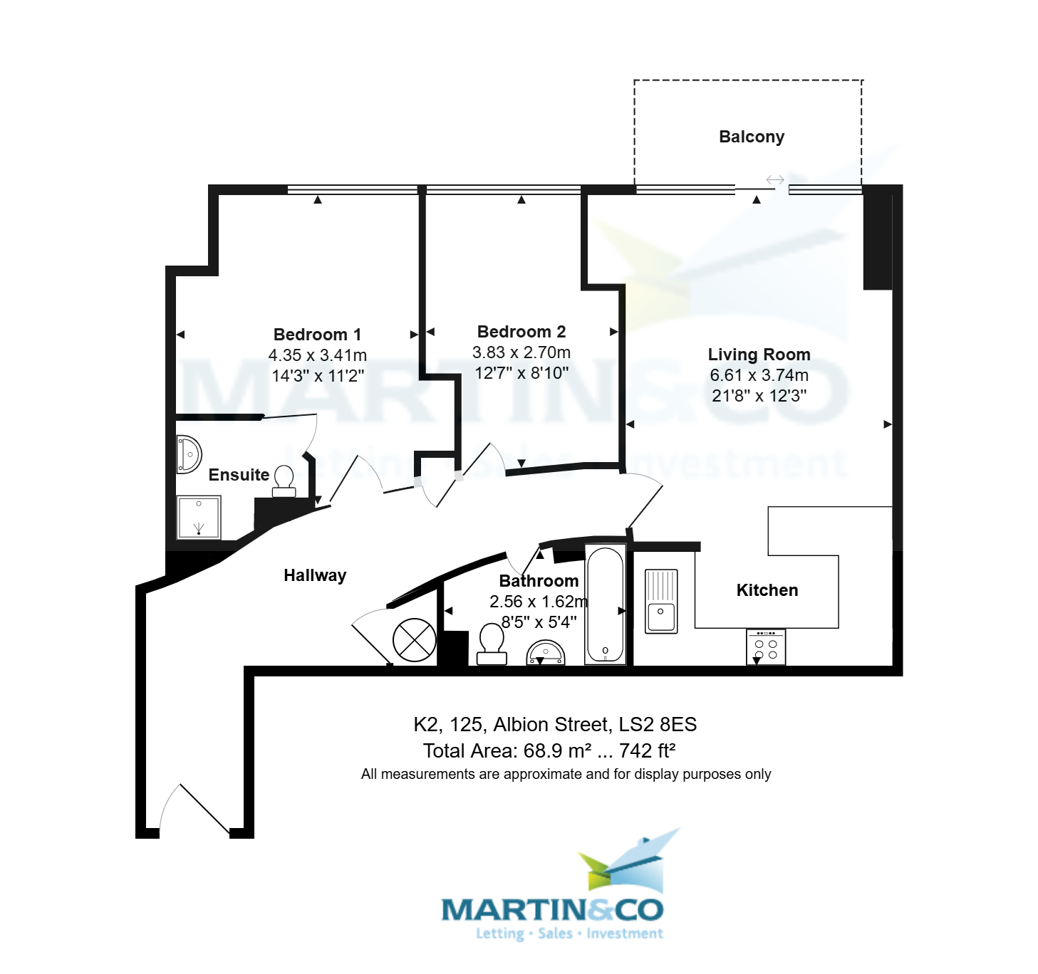 K2, Leeds floorplan