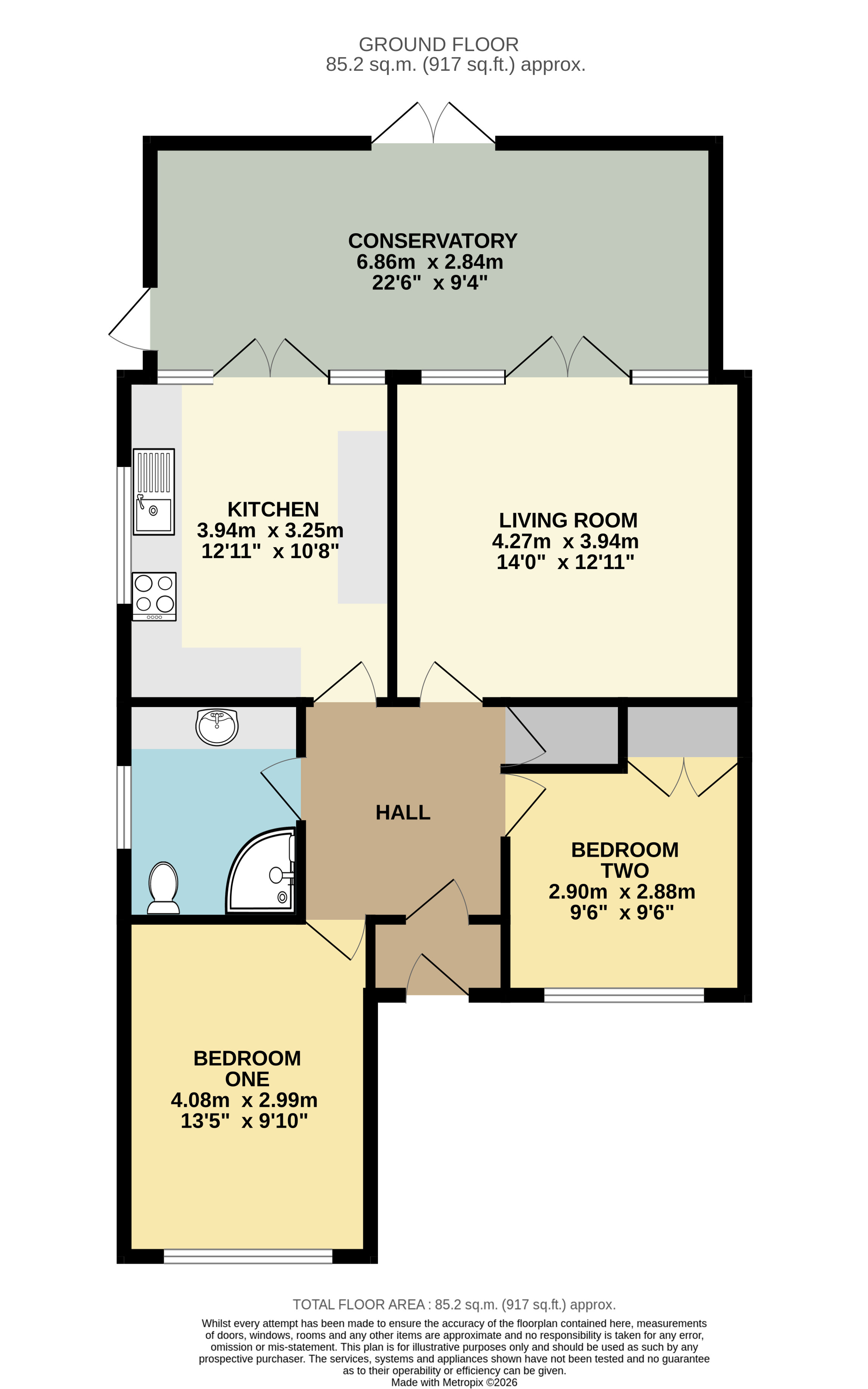 Coombe Cottage, 4, Coombe Drive, Bedfordshire floorplan