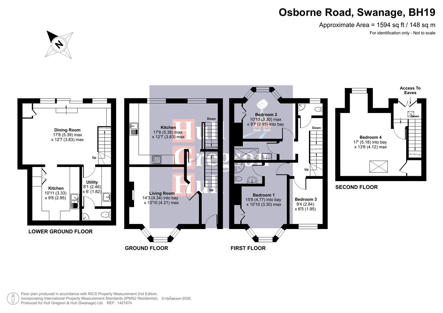 22, Osborne Road, Swanage floorplan