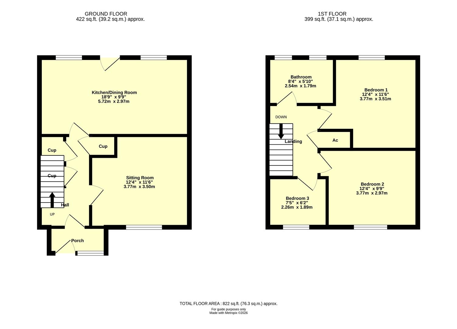 93, Rivermead, Cullompton floorplan