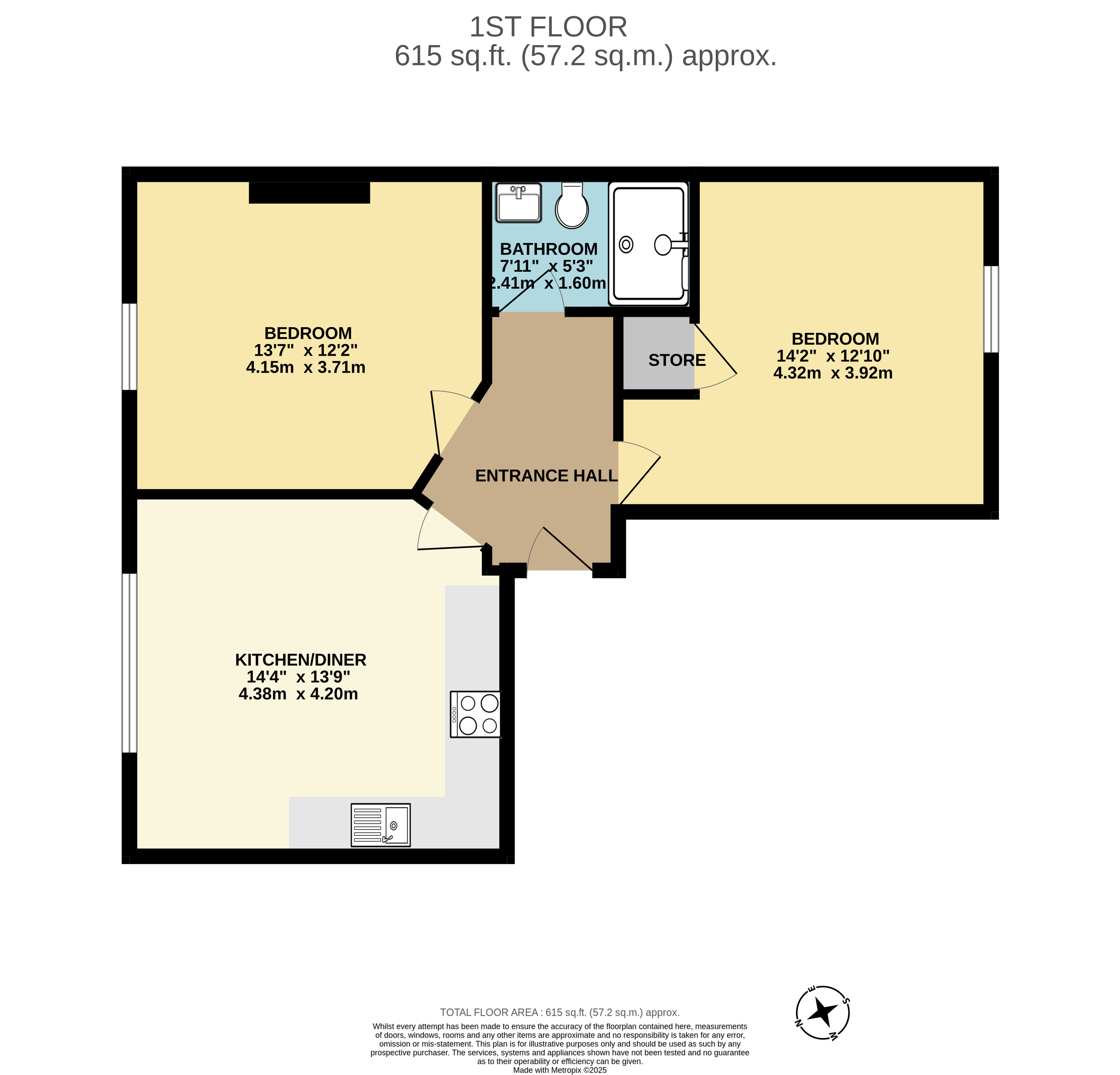 6, Ellenborough Park South , Weston-super-Mare floorplan
