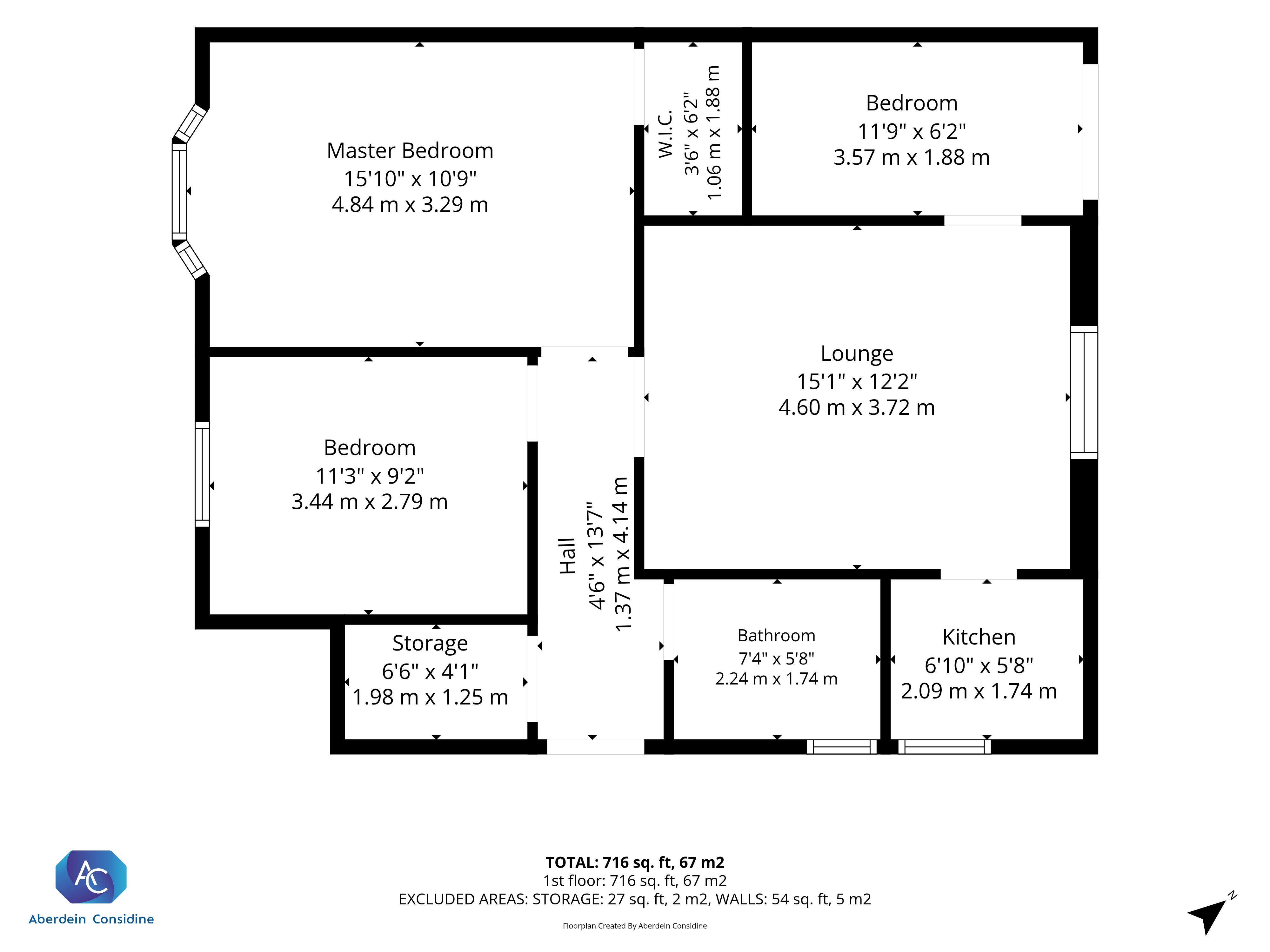 69, Ashcroft Drive, Glasgow City floorplan