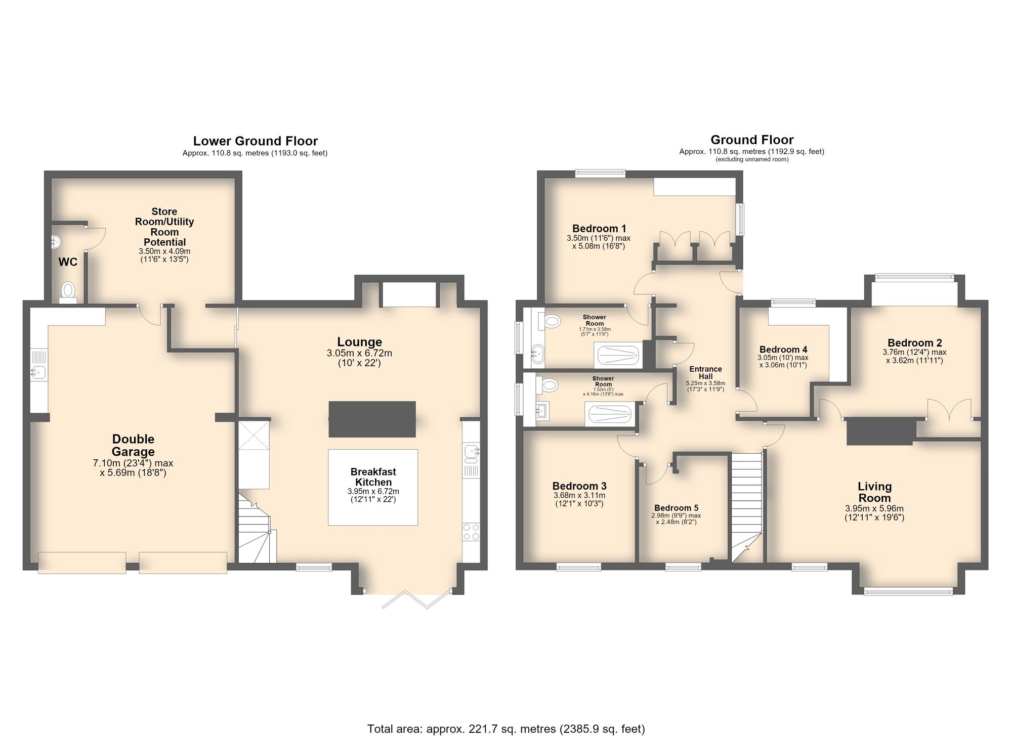 5 The Pinfold, Chesterfield floorplan