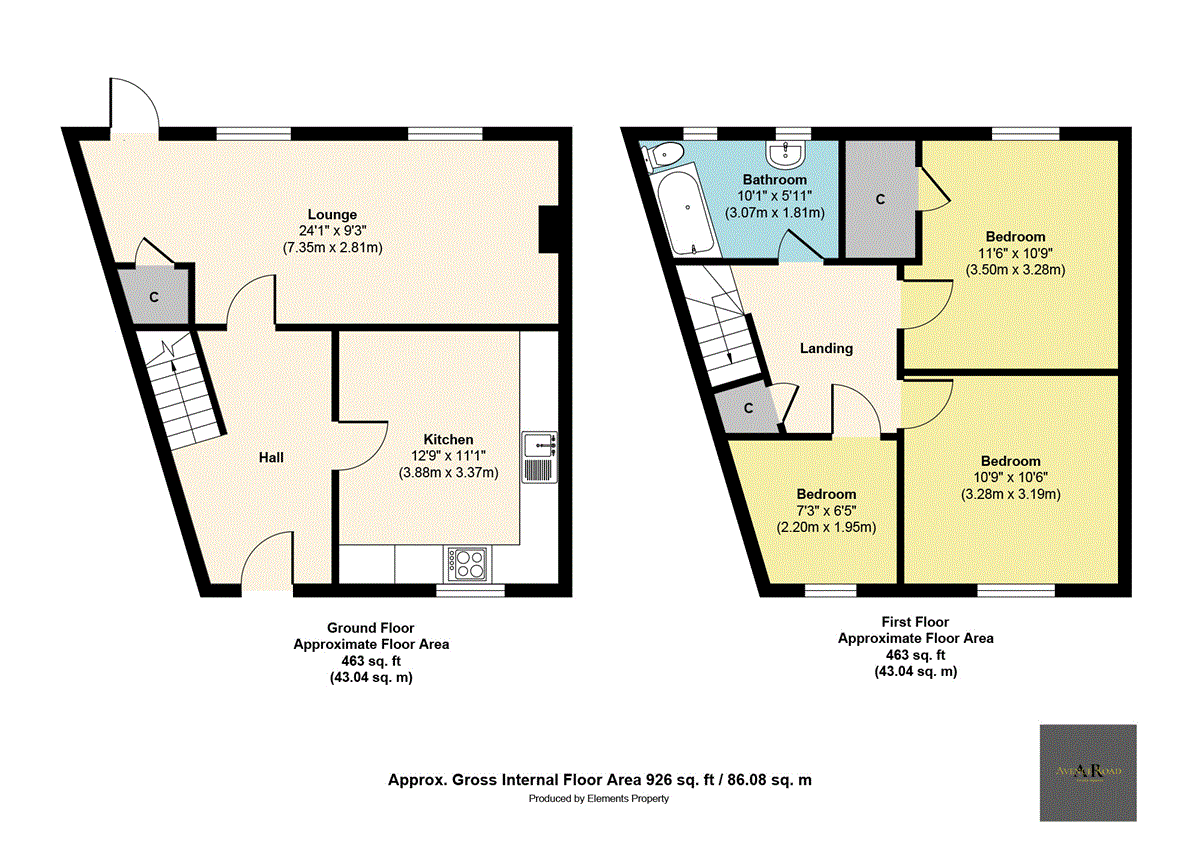 9 Lady Road Place, Newtongrange floorplan