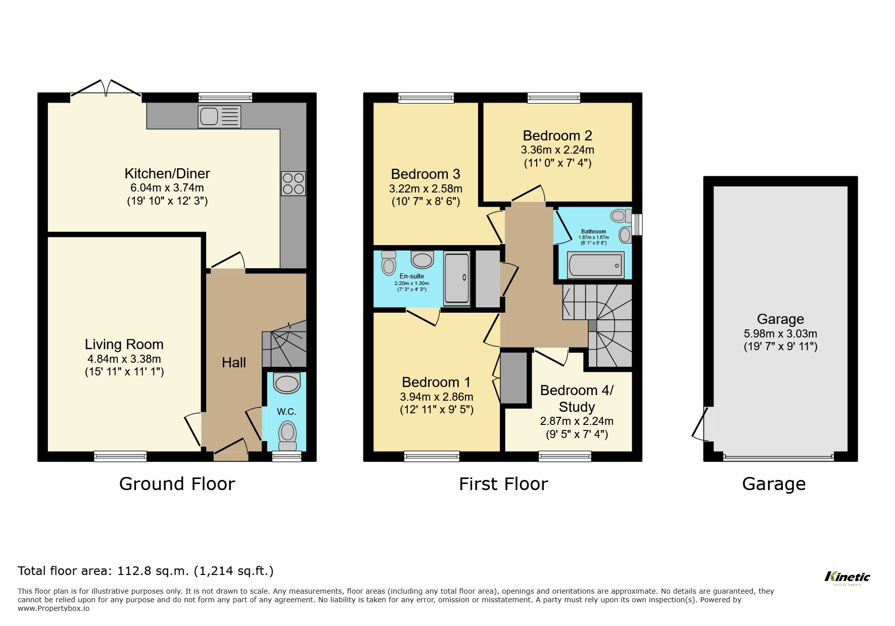 8 Whitby Close, Bracebridge Heath, Lincolnshire floorplan
