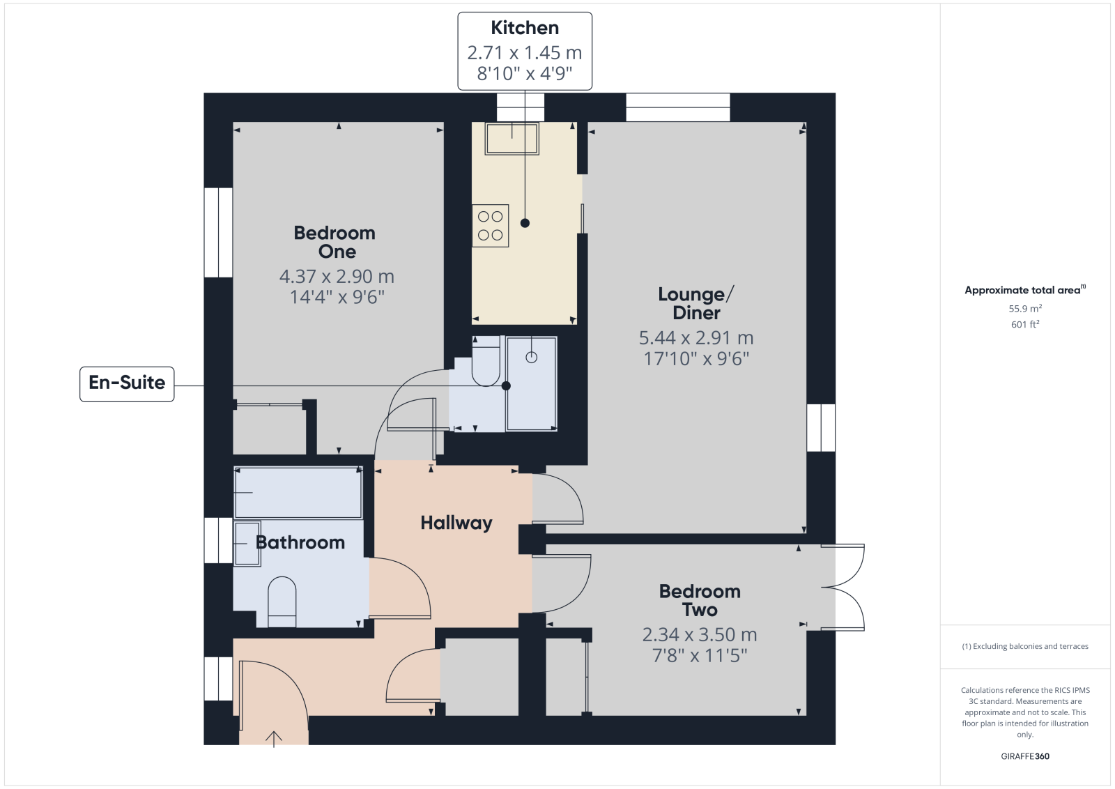 Flat 3, Sarisbury Gate, Southampton floorplan