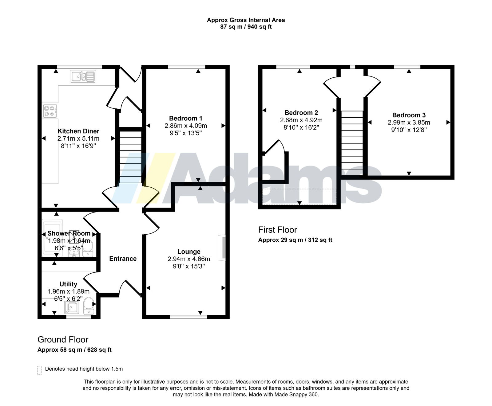 205, Bridgeway West, Runcorn floorplan