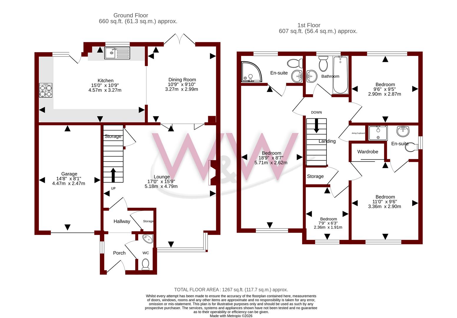 19, Shetland Rise, Fareham floorplan