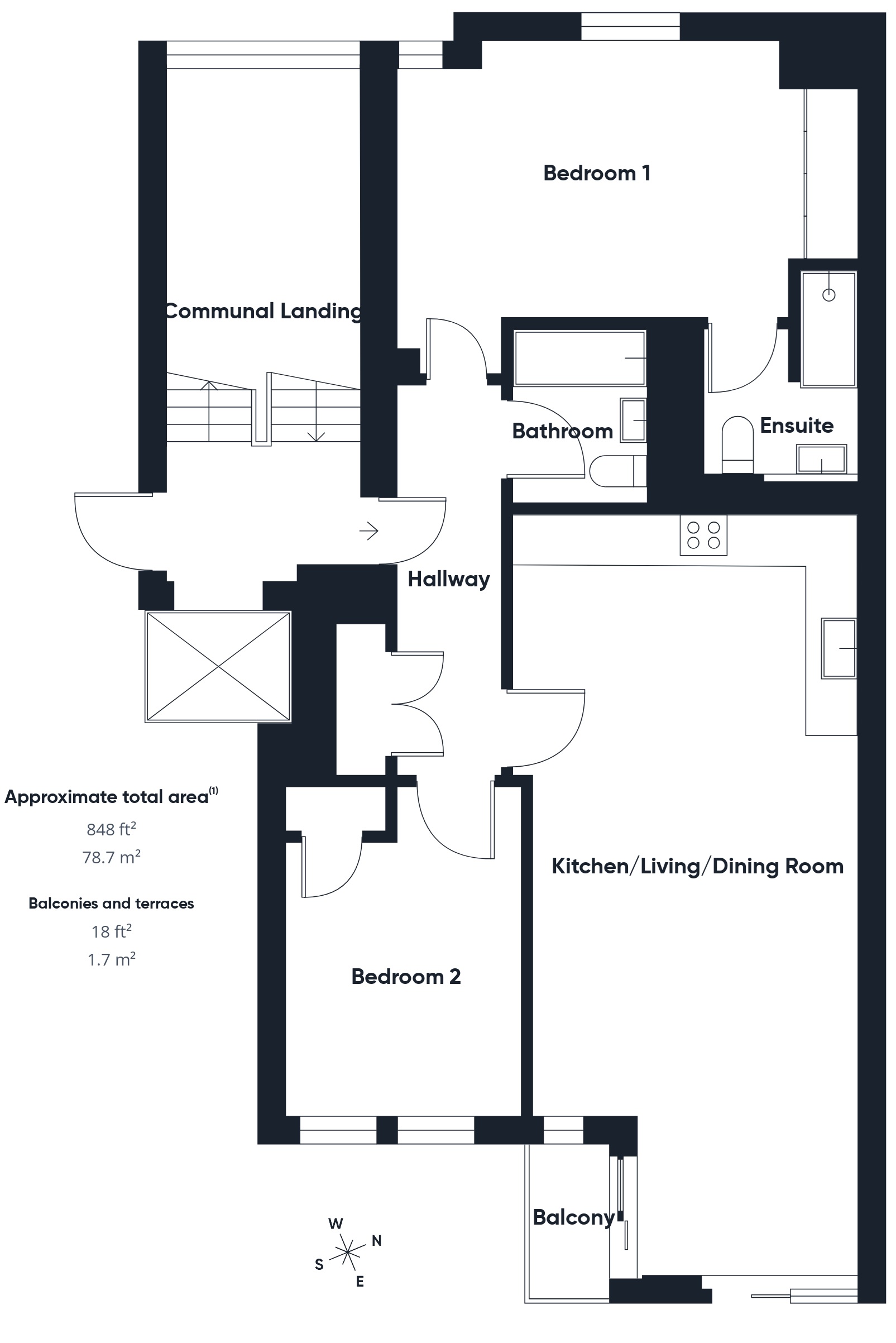 8, Canalside, Bude floorplan