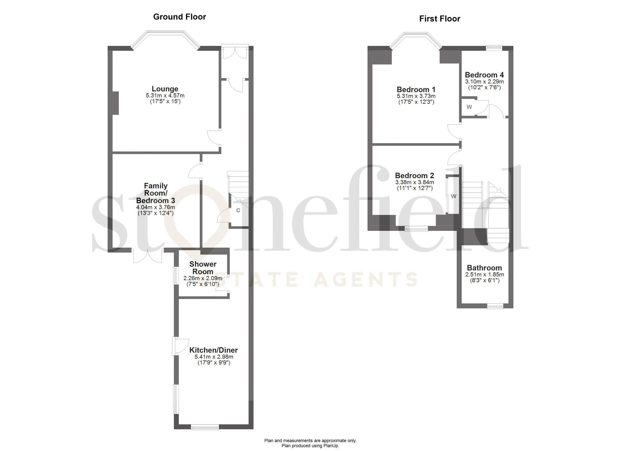 73, Castlehill Road, Ayr, KA7 floorplan