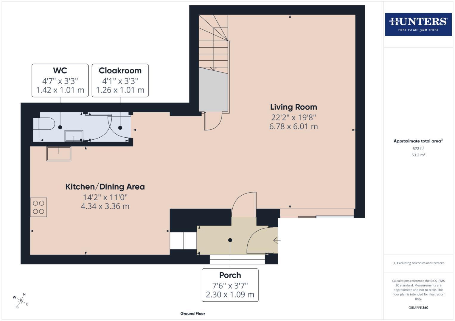 19A, Swan Street, Carlisle floorplan