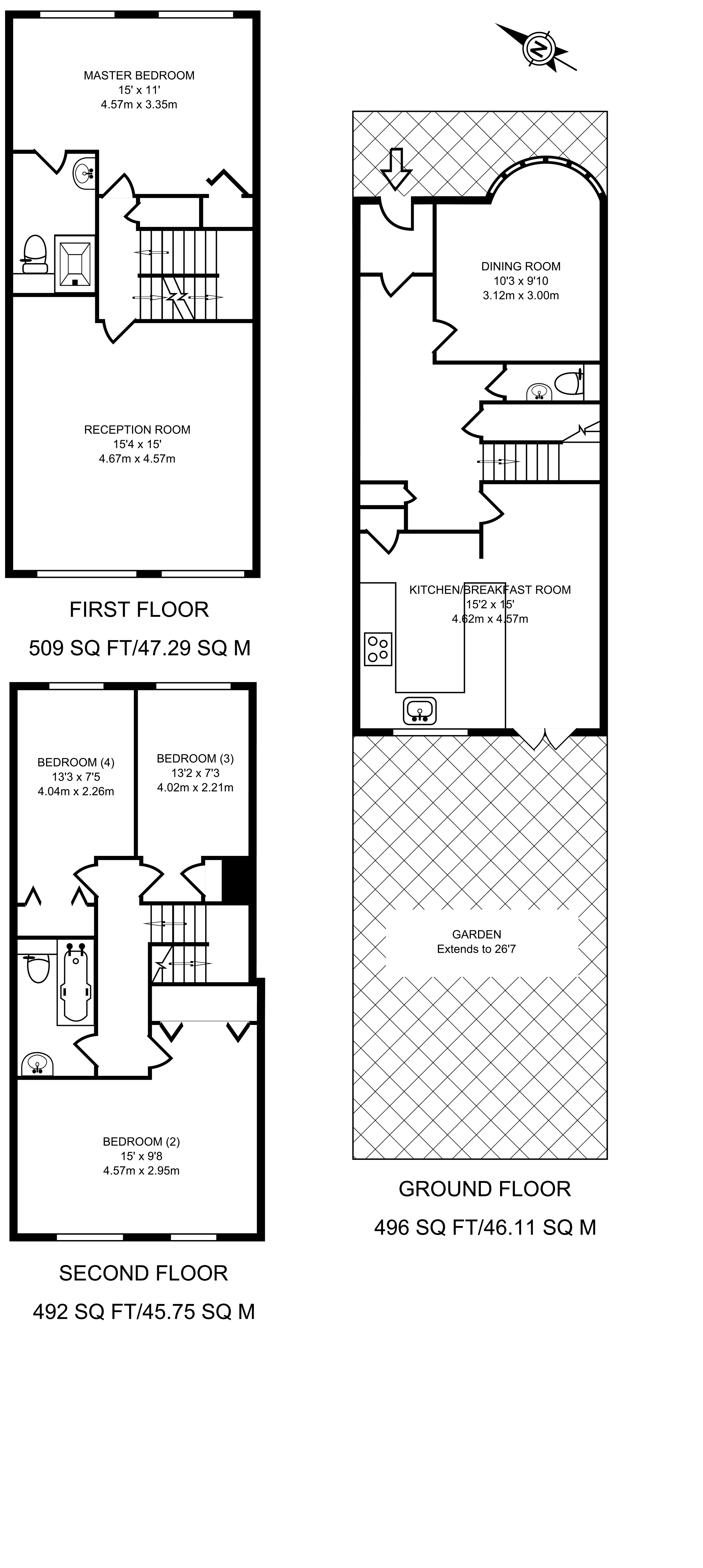 4 Bedrooms  to rent in Blenheim Gardens, Kingston Hill KT2