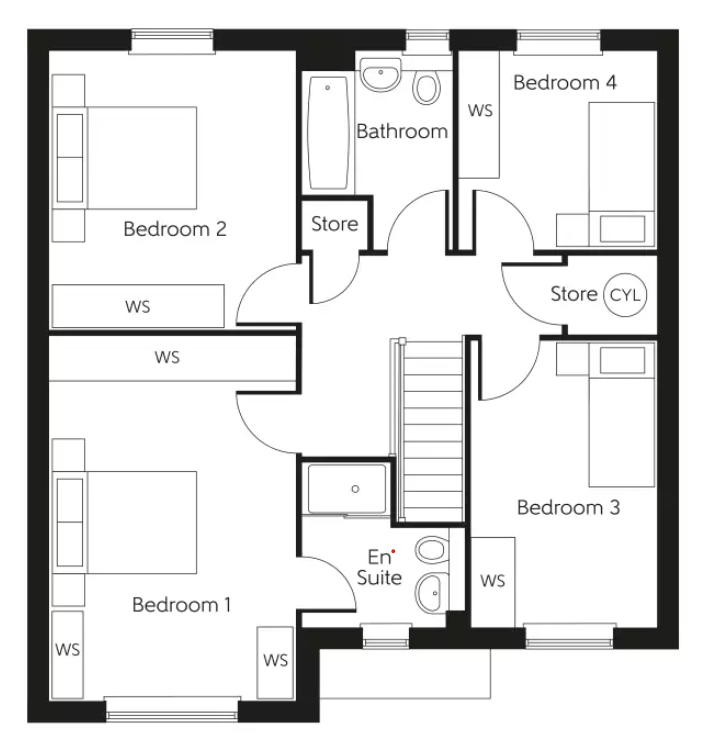 Plot 508, Springstead Village,, Saffron Way, Cambridge floorplan