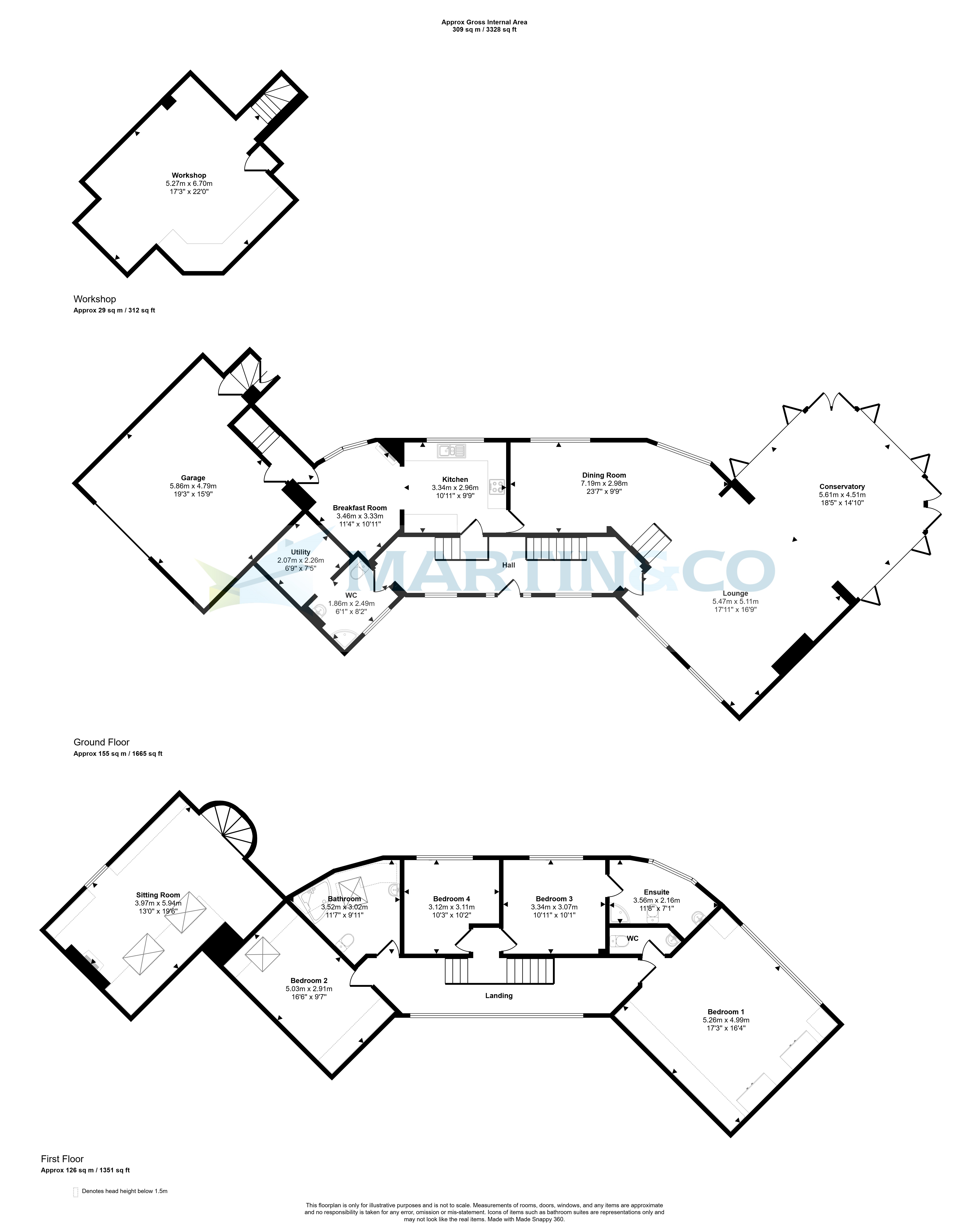 50, Heaton Grove, Bradford floorplan