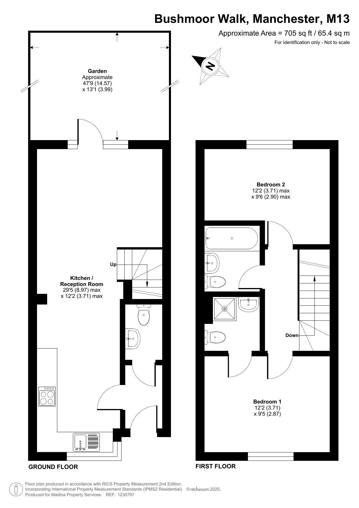 Bushmoor Walk, Manchester floorplan