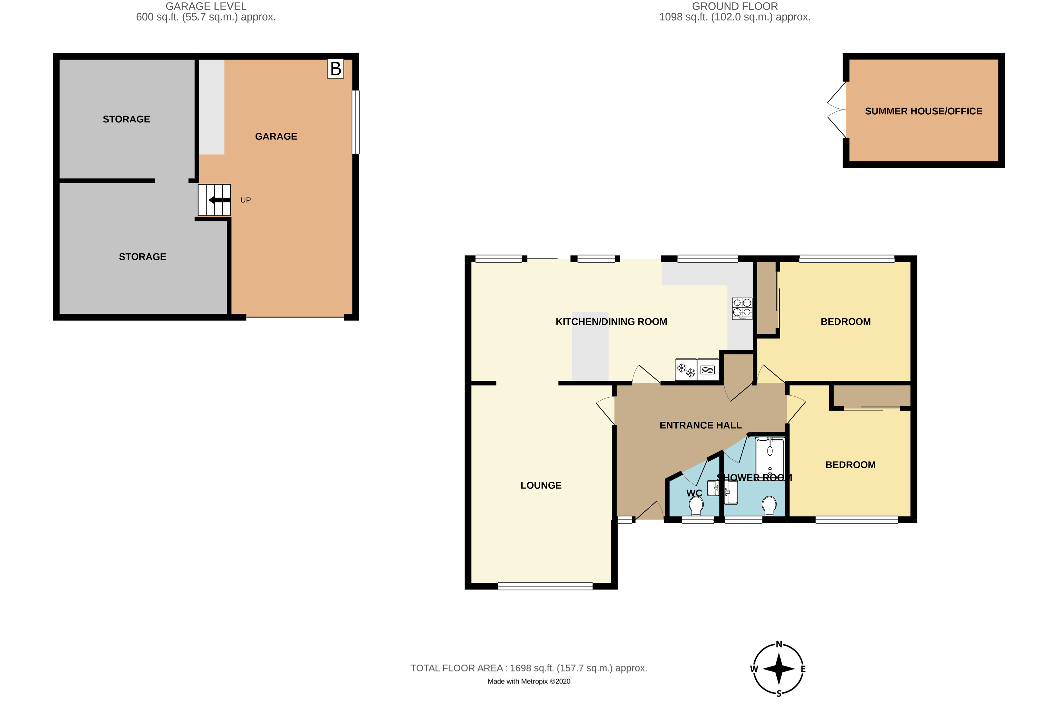 Brantwood Drive, Paignton TQ4, 2 bedroom detached bungalow for sale