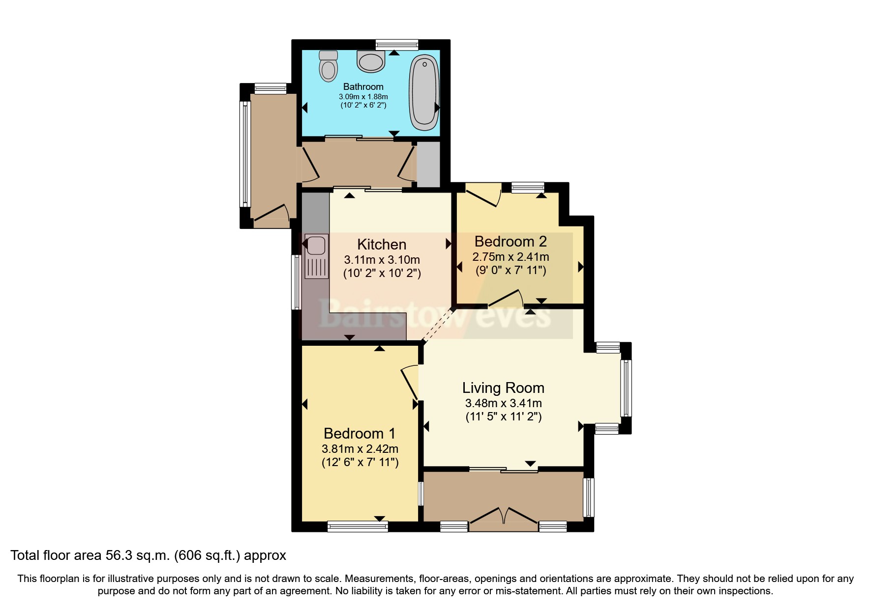 2 bed bungalow for sale in Broadway, Jaywick, ClactonOnSea, Essex