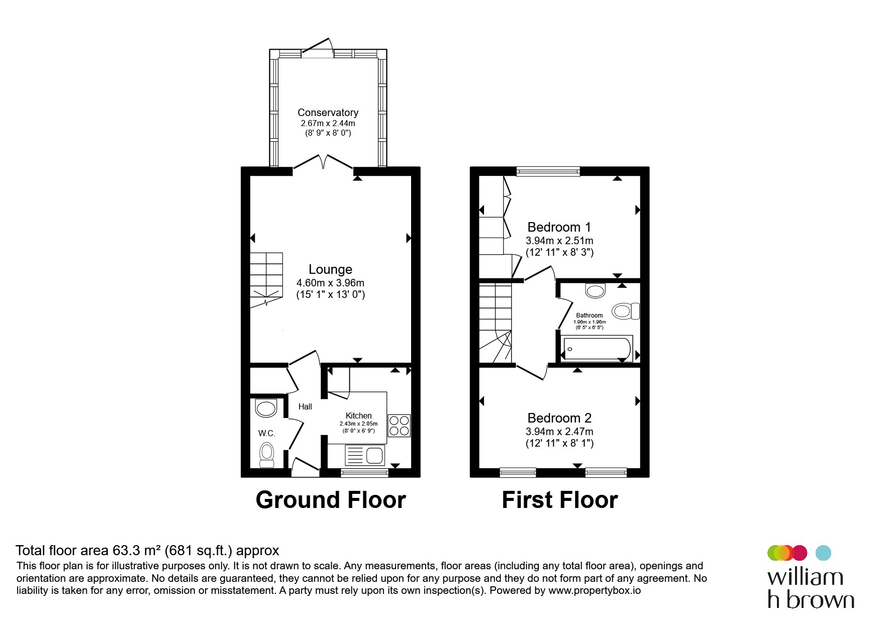 26, Collier Court, Rotherham floorplan