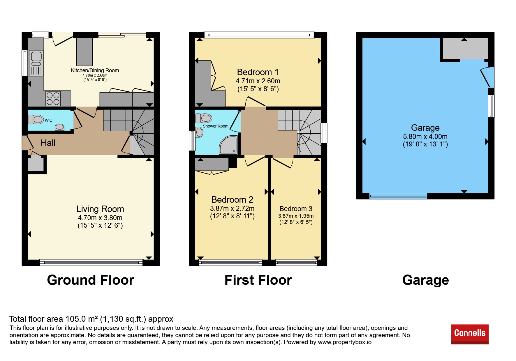 5, Falcon Close, Hatfield floorplan
