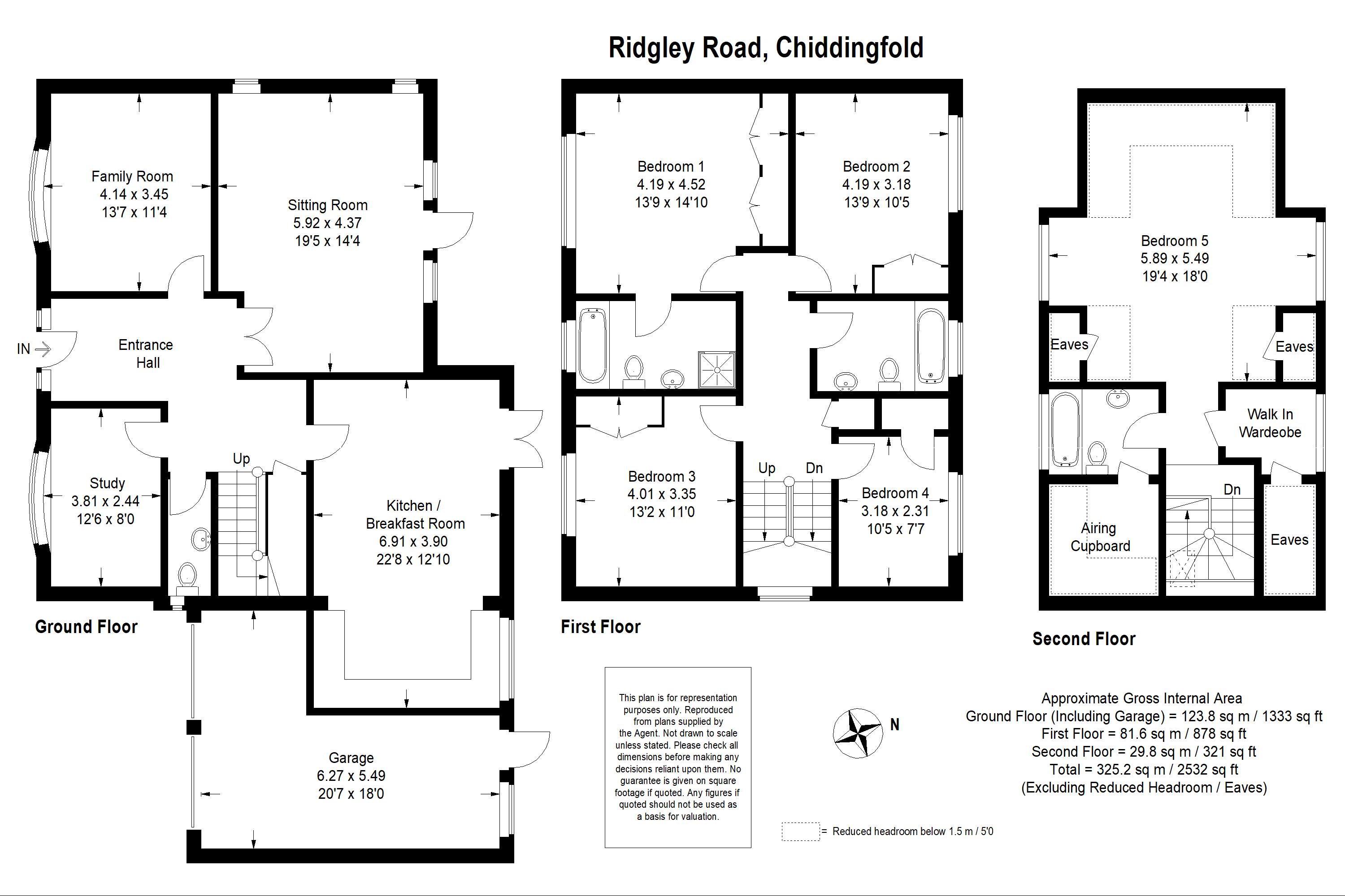 5 Bedrooms Detached house for sale in Ridgley Road, Chiddingfold, Godalming GU8