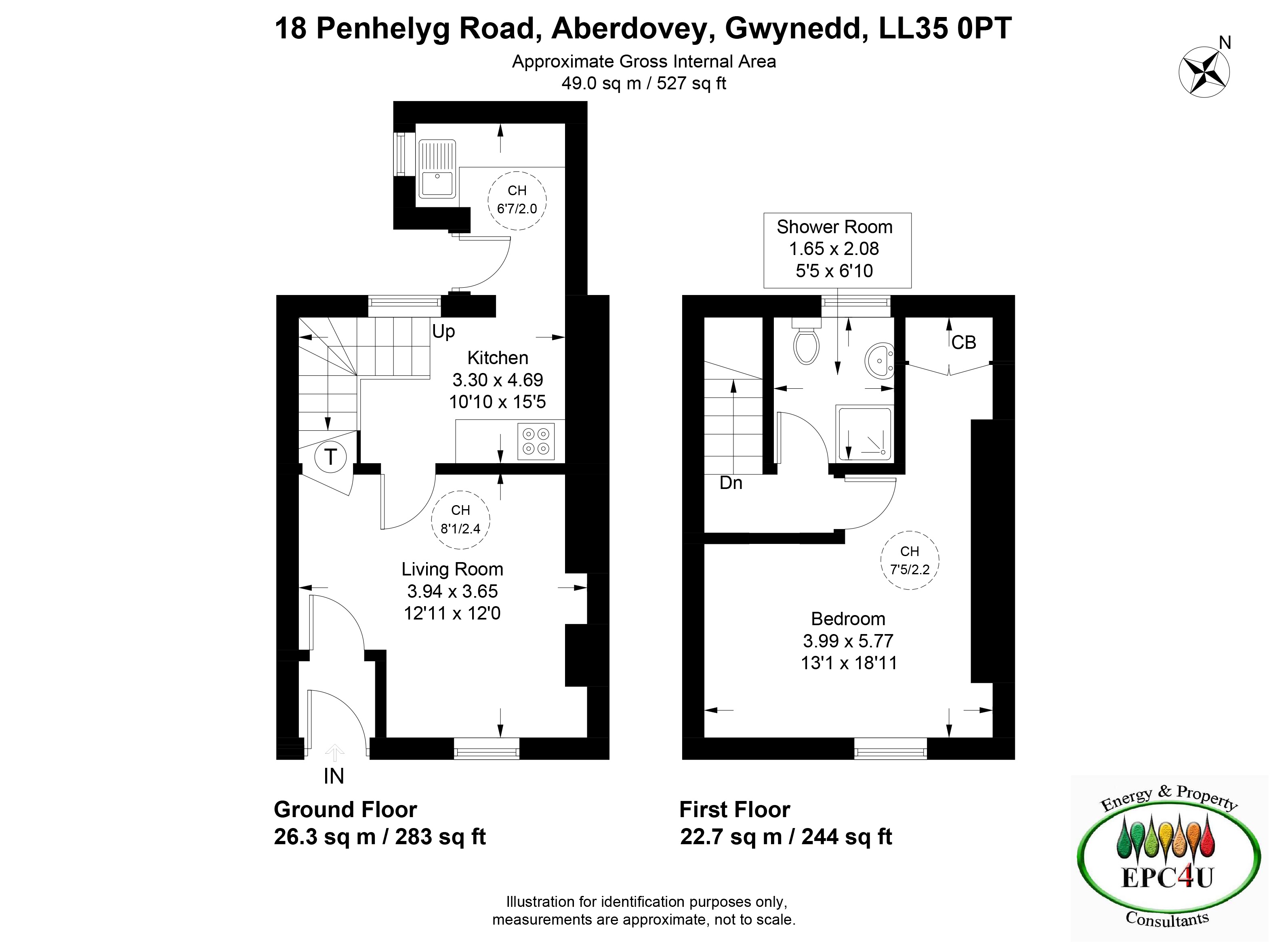 18, Penhelig Road, Aberdyfi floorplan