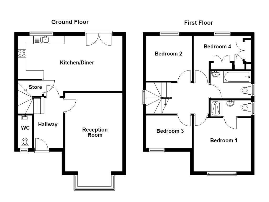7, Millicent Way, Blackburn floorplan
