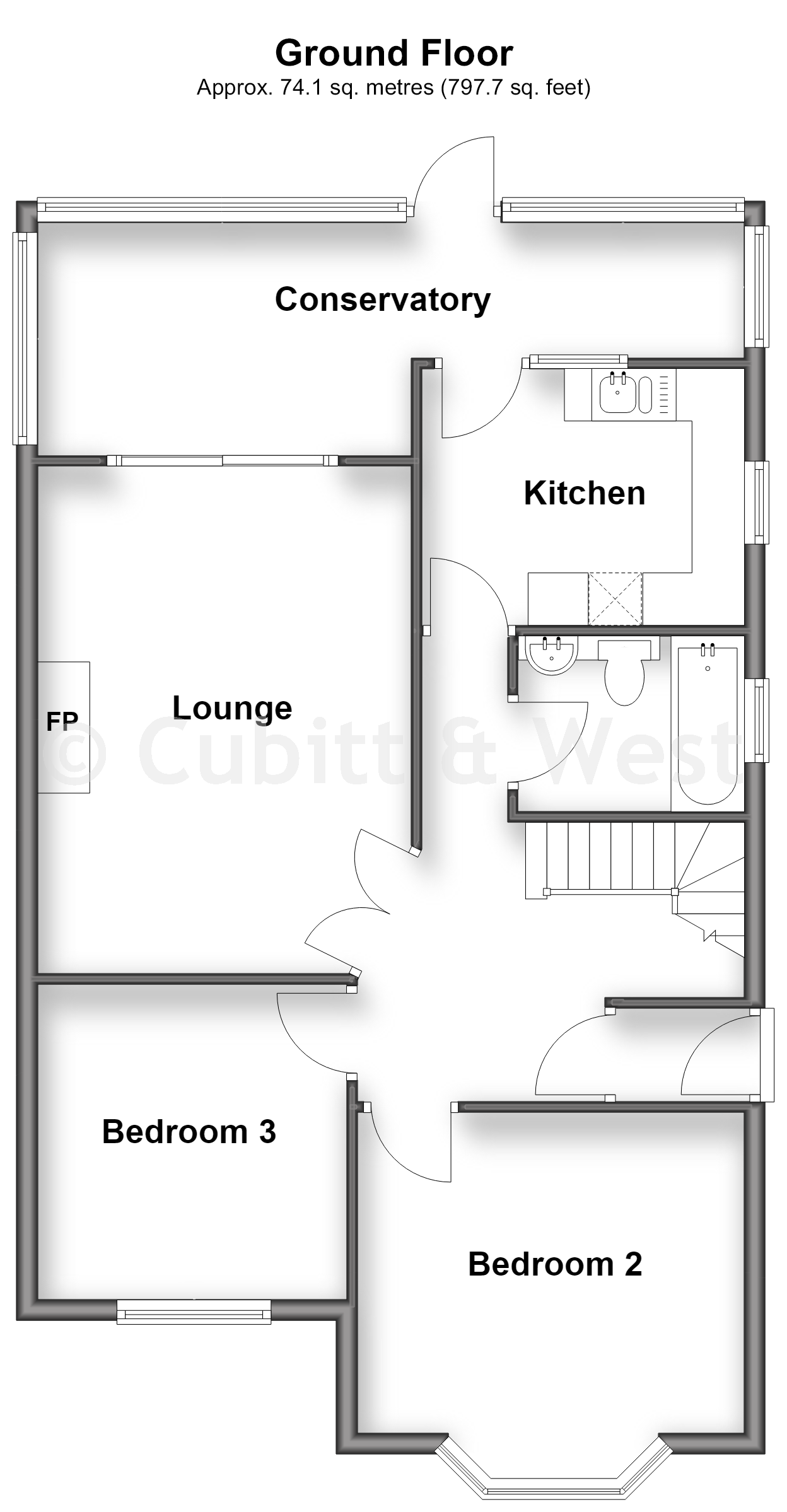 48, Larkfield Way, Brighton floorplan